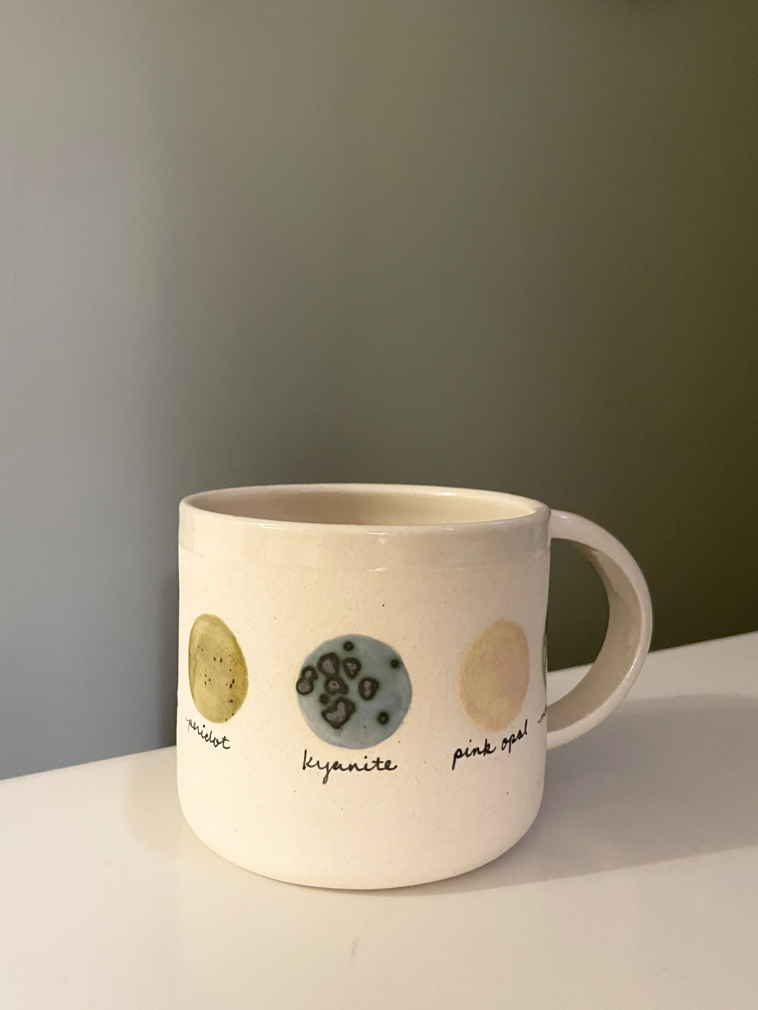 swatches mug - rockhound for Shelbi