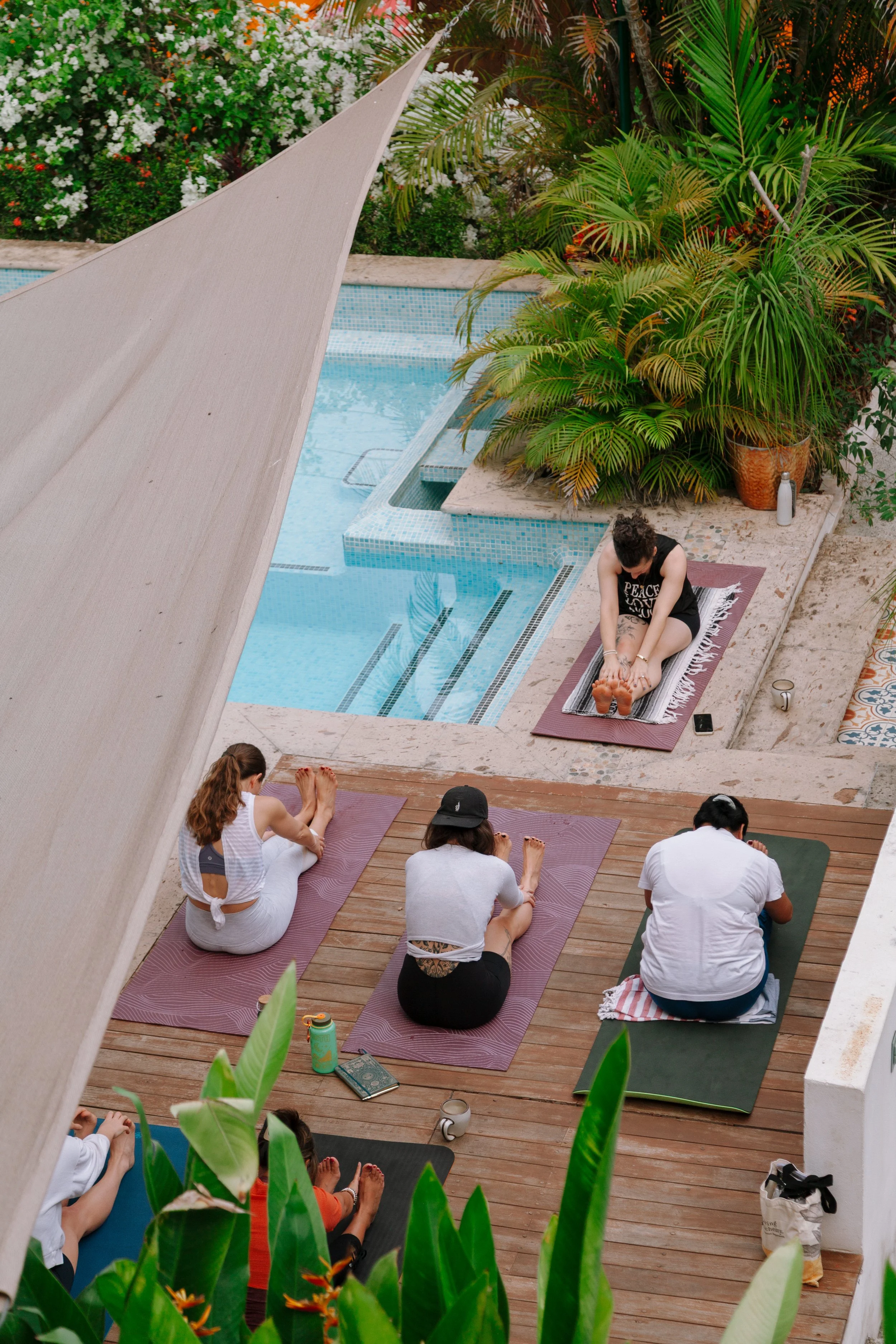 Pool Deck Yoga