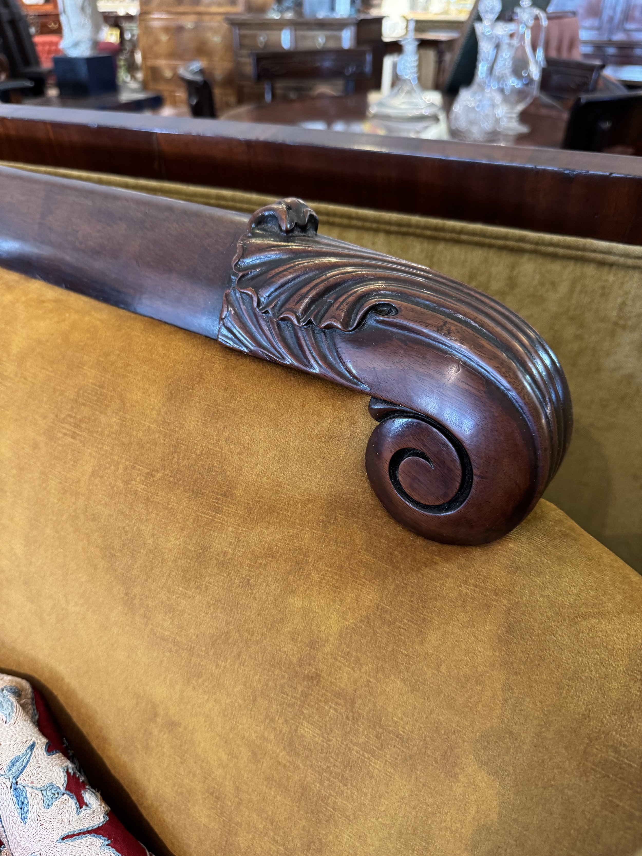 This is a picture of a fabulous William IV period mahogany sofa c1820.