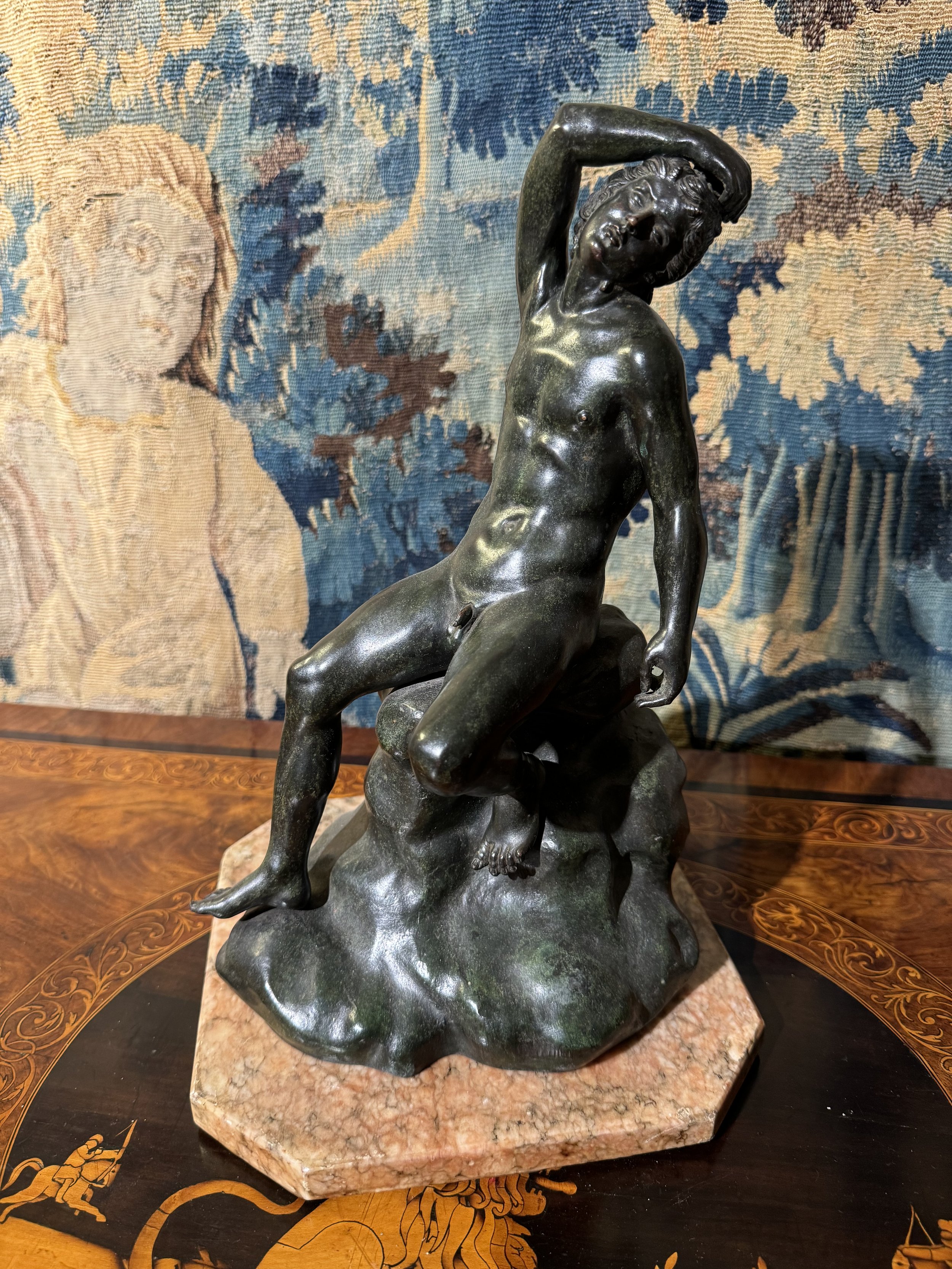 grand tour bronze figure