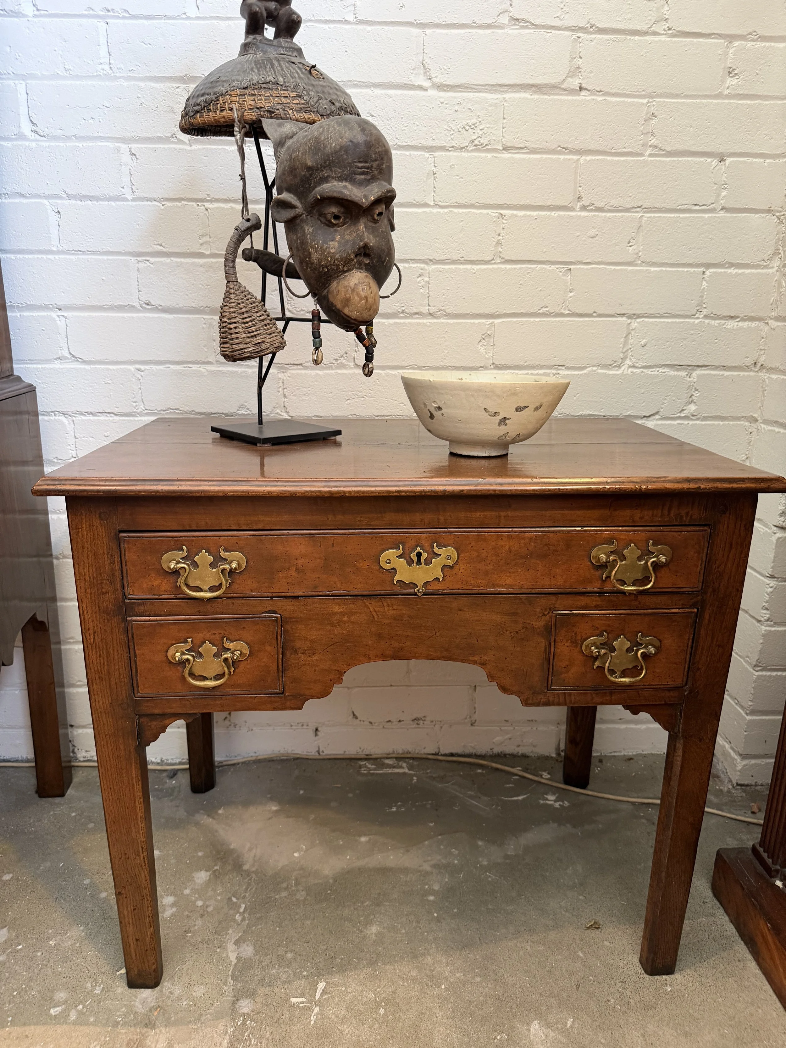 Georgian fruitwood lowboy
