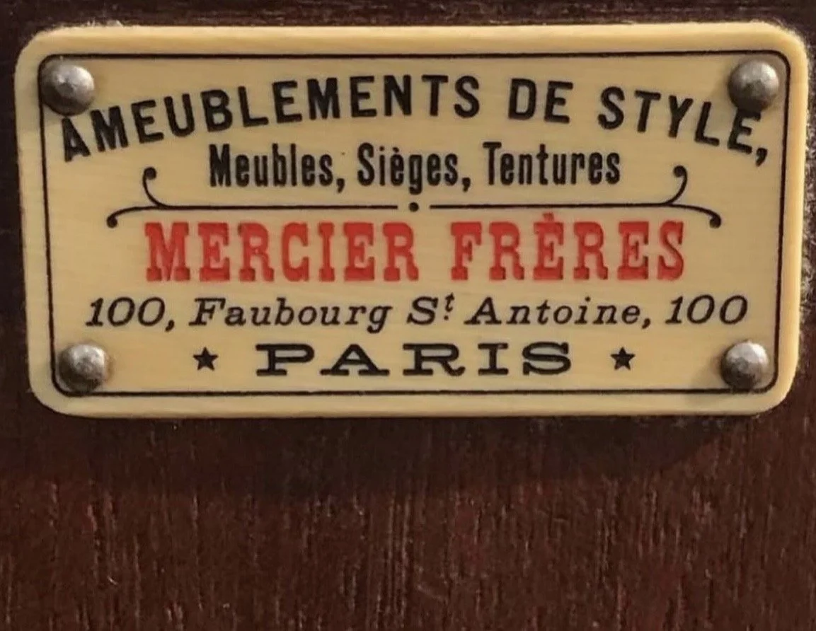 This is a picture of a superb French Chinoiserie cabinet by Mercier Frères of Paris c1900.