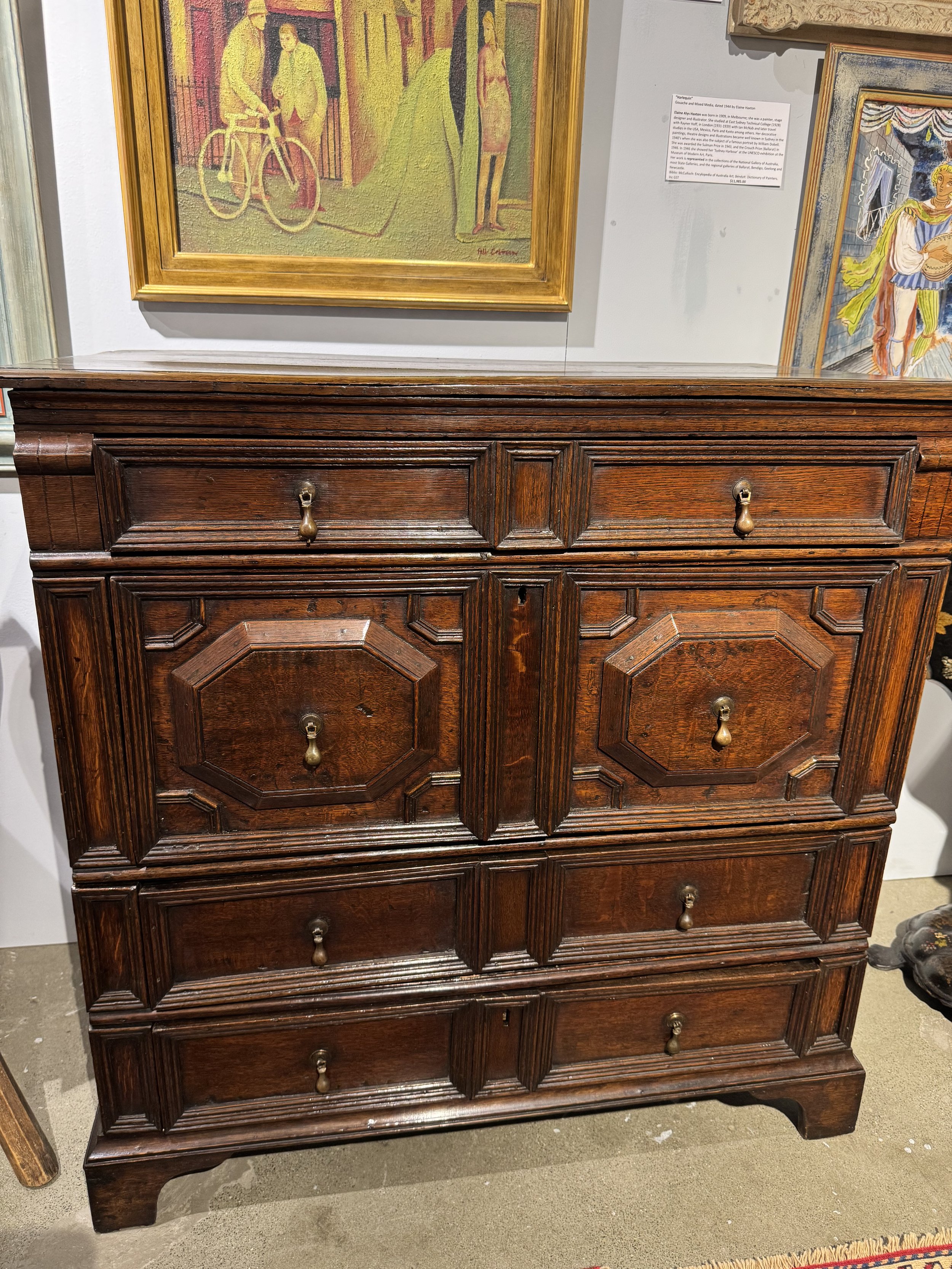 17th century oak chest