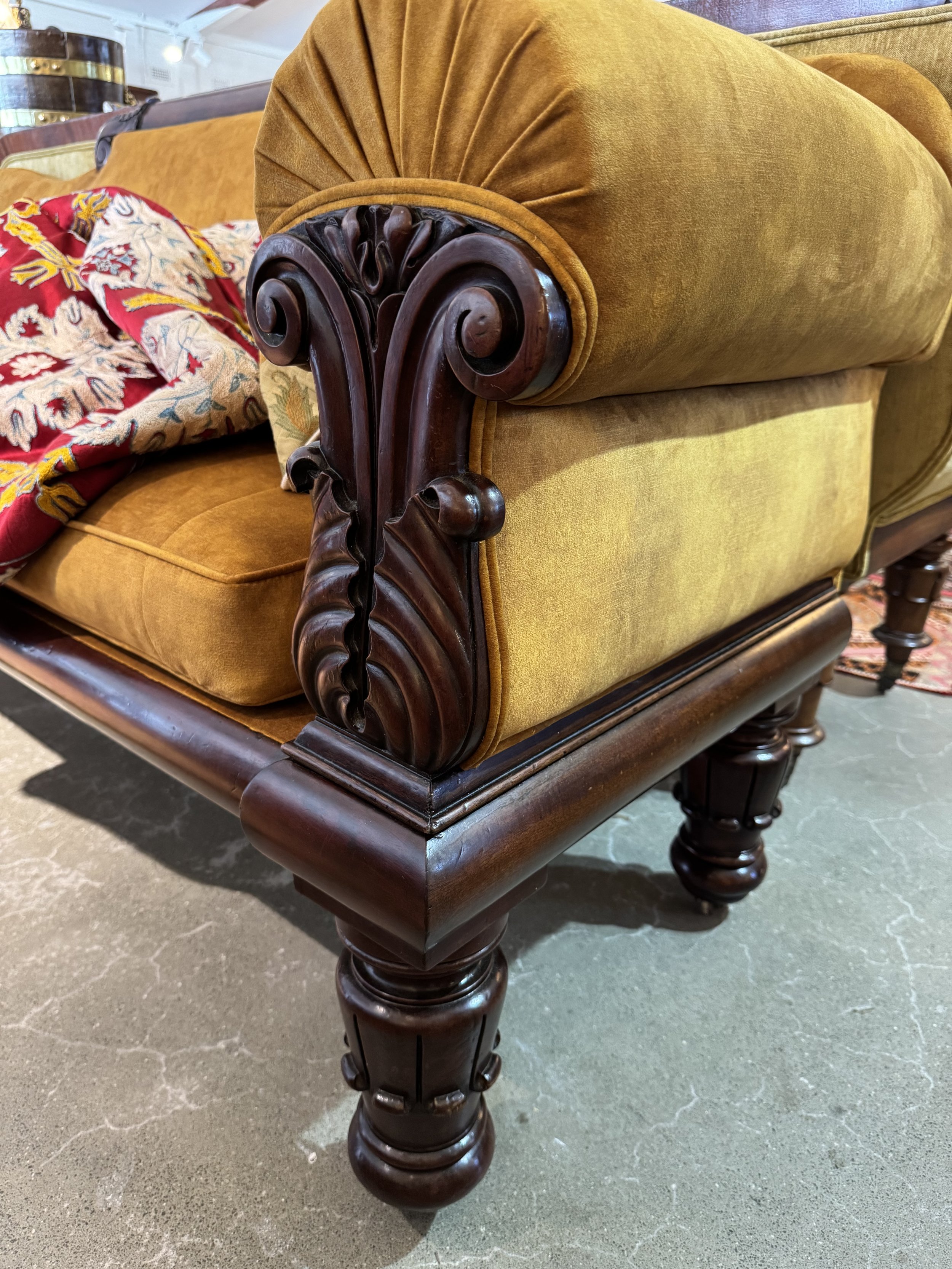 This is a picture of a fabulous William IV period mahogany sofa c1820.