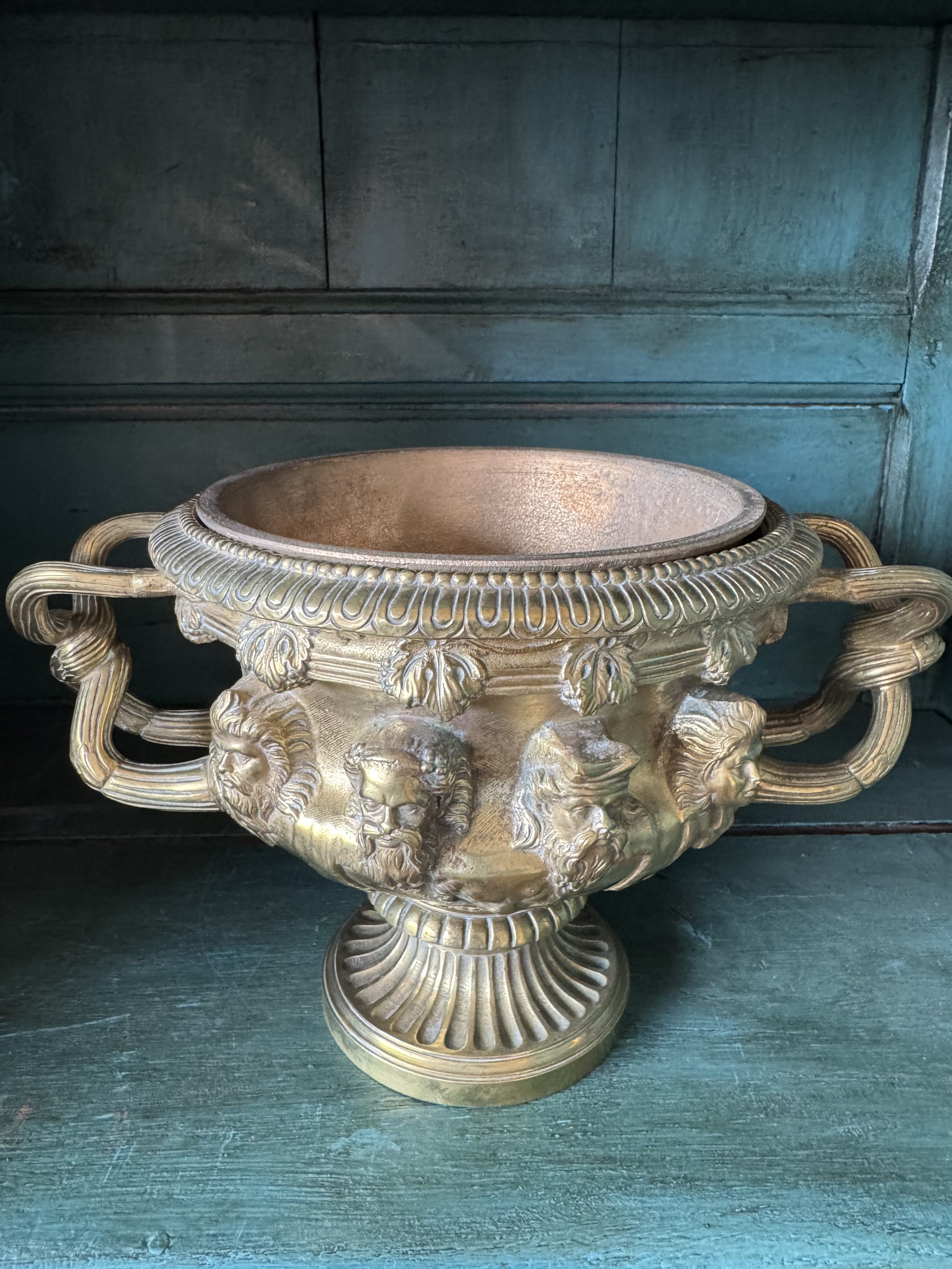 bronze Warwick Vase