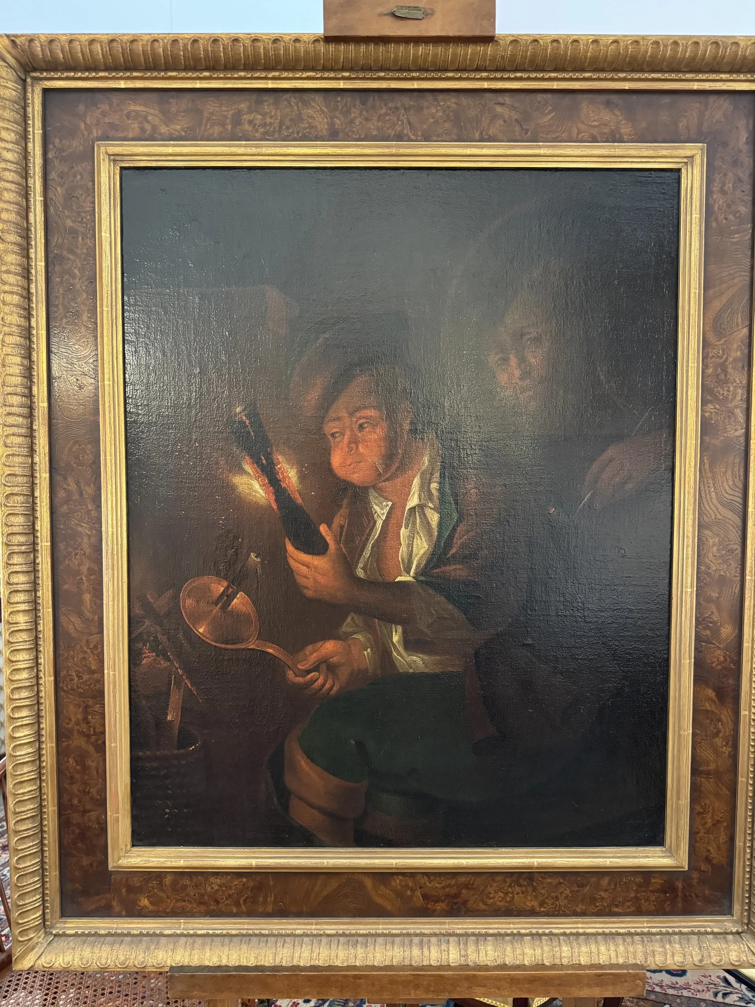 This is a picture of an old master oil painting by Gottfried Schalken.