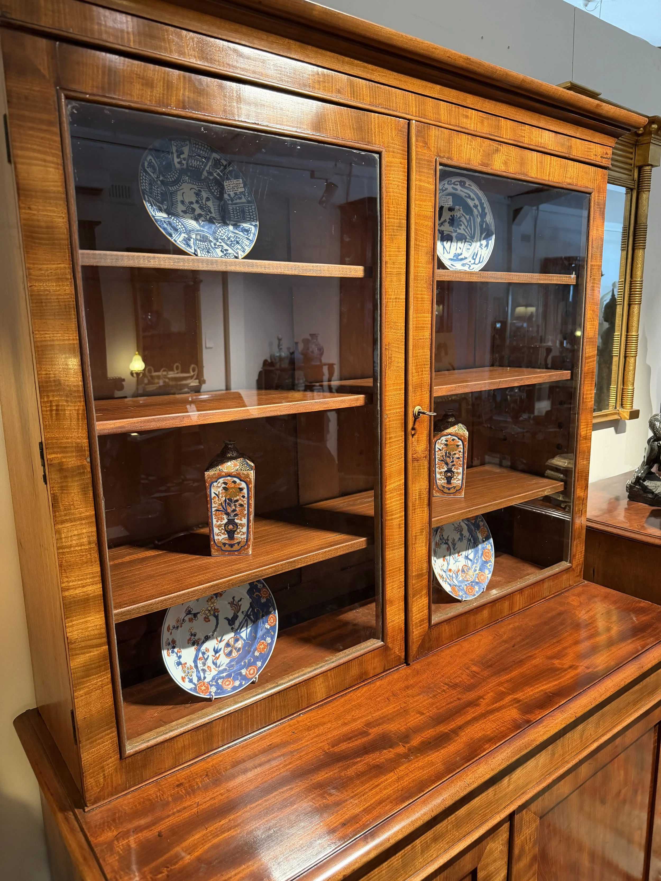 This is a picture of a very handsome William IV period mahogany bookcase c1830.