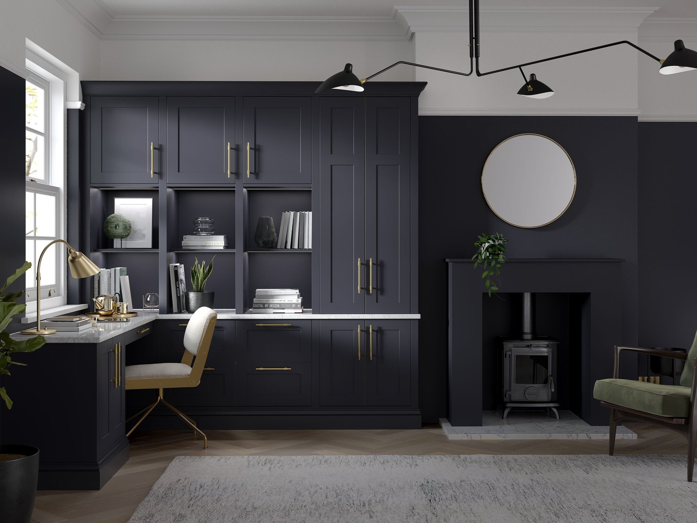 Dust Grey Slab workspace
