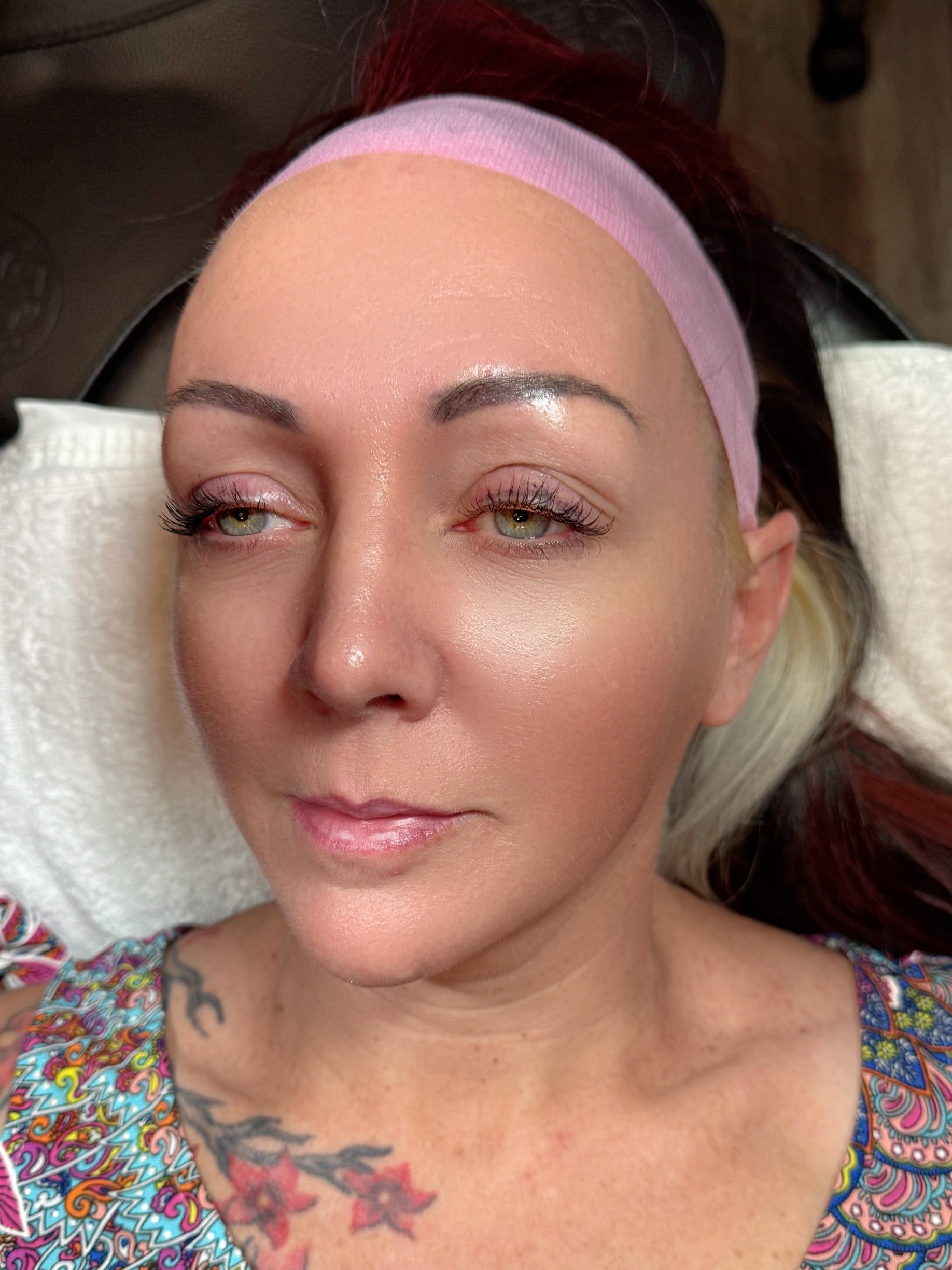 Healed brows after a single session...what a stunning photo!