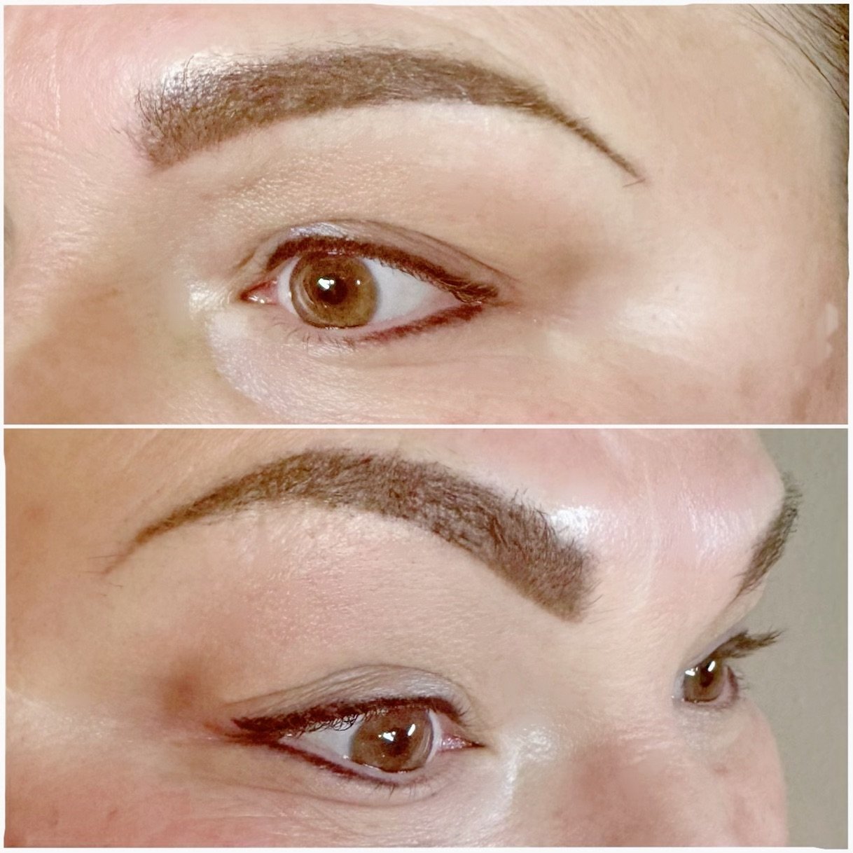 Healed eyeliner & Fresh brows