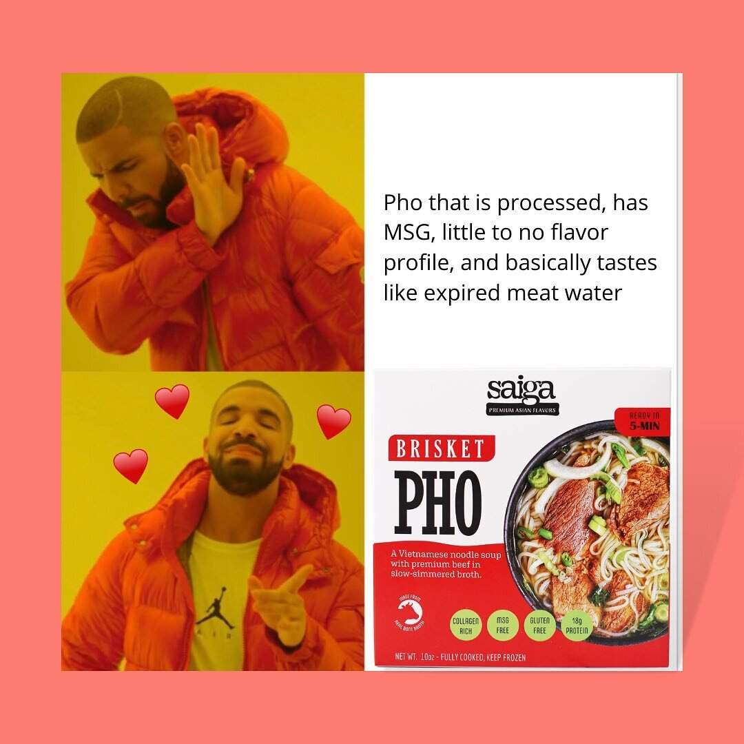 When you try that processed, flavorless pho&hellip; 🥱

but then you discover our mouth-watering, flavorful Brisket Pho. 🥰

🍜 Saiga
👩&zwj;🍳 Vietnamese takeout, catering, boxed lunch
📍 17805 Sky Park Cir, Suite C, Irvine, CA 92614
📲 (949) 346-67