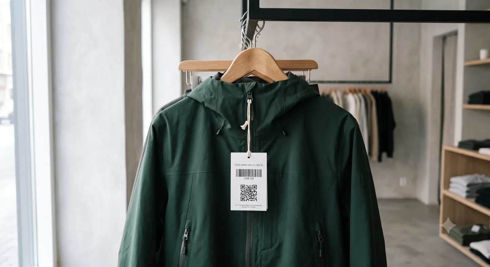 hoodie with qr code on it