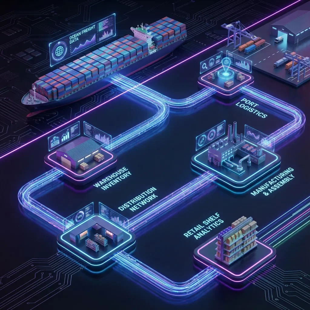En mann med hjelm og livvest ved en stor oppdrettstank fylt med marin planteavfall på en marina med vann i bakgrunnen.