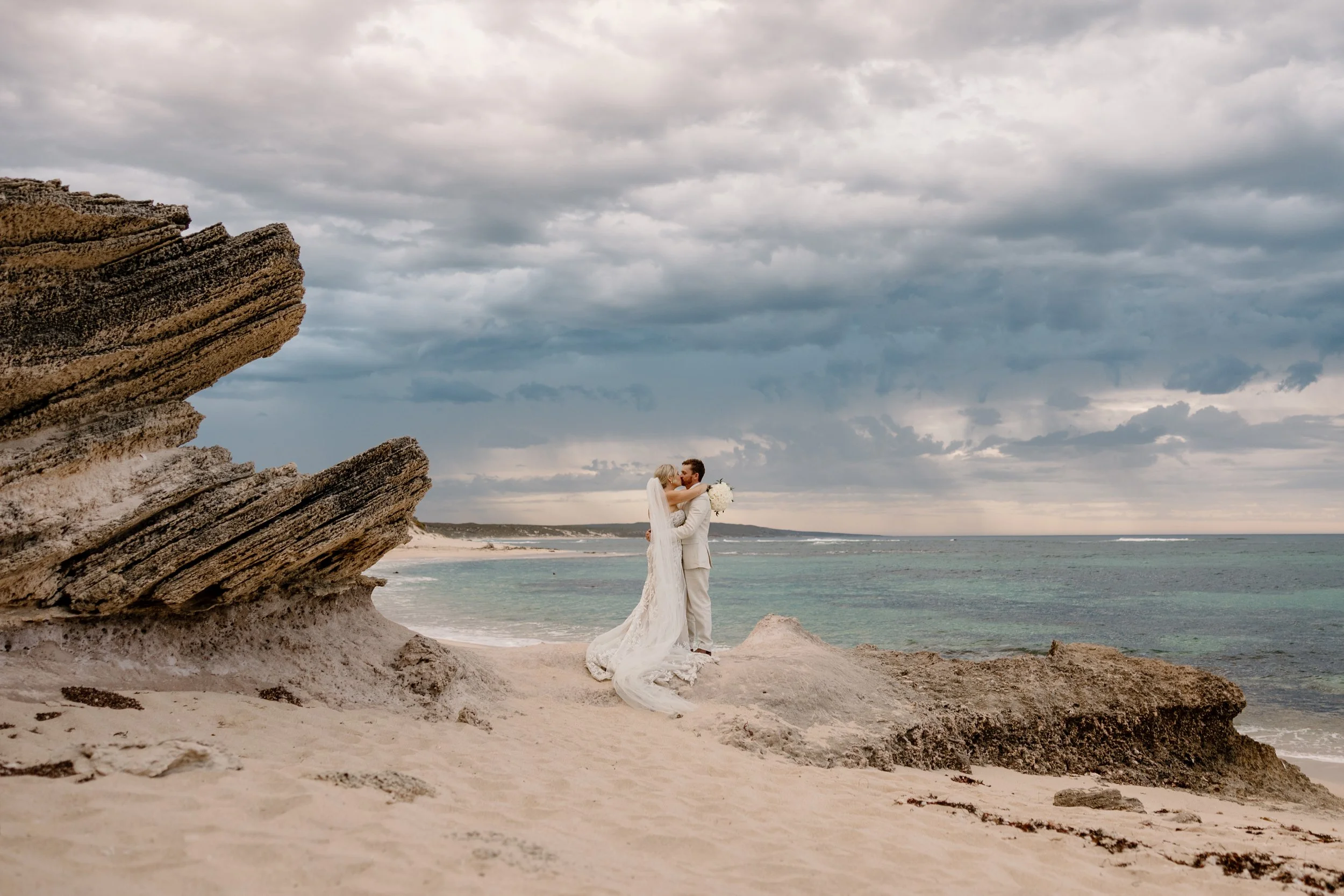 Sheridan & Bruce — A Barefoot Beach Wedding at Gnarabup, Margaret River