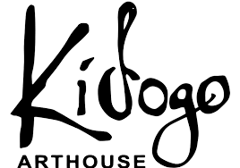 Kidogo Arthouse logo in black handwritten font.