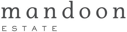 Mandoon Estate logo with black text on a white background.