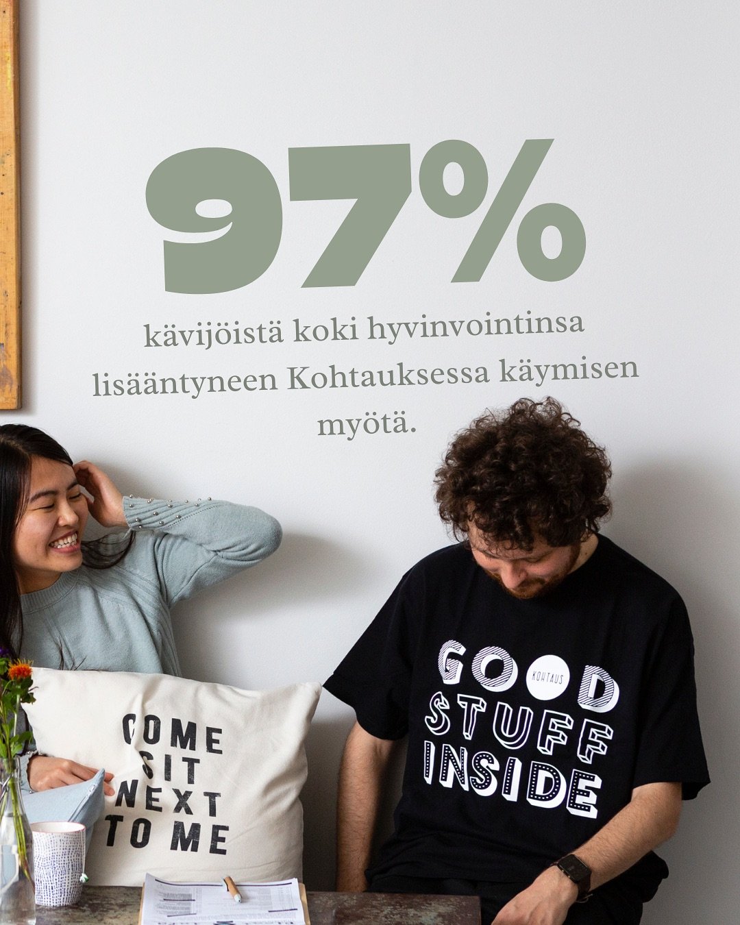 Kohtaukselle t&auml;rke&auml; teema on my&ouml;s parempi arki. 

Kaupunkiolohuoneet vastasivat niin k&auml;yt&auml;nn&ouml;n kuin tunne-el&auml;m&auml;nkin tarpeisiin &ndash; ne tarjosivat turvallisen tilan, jossa voi kohdata toisia, saada tukea ja l