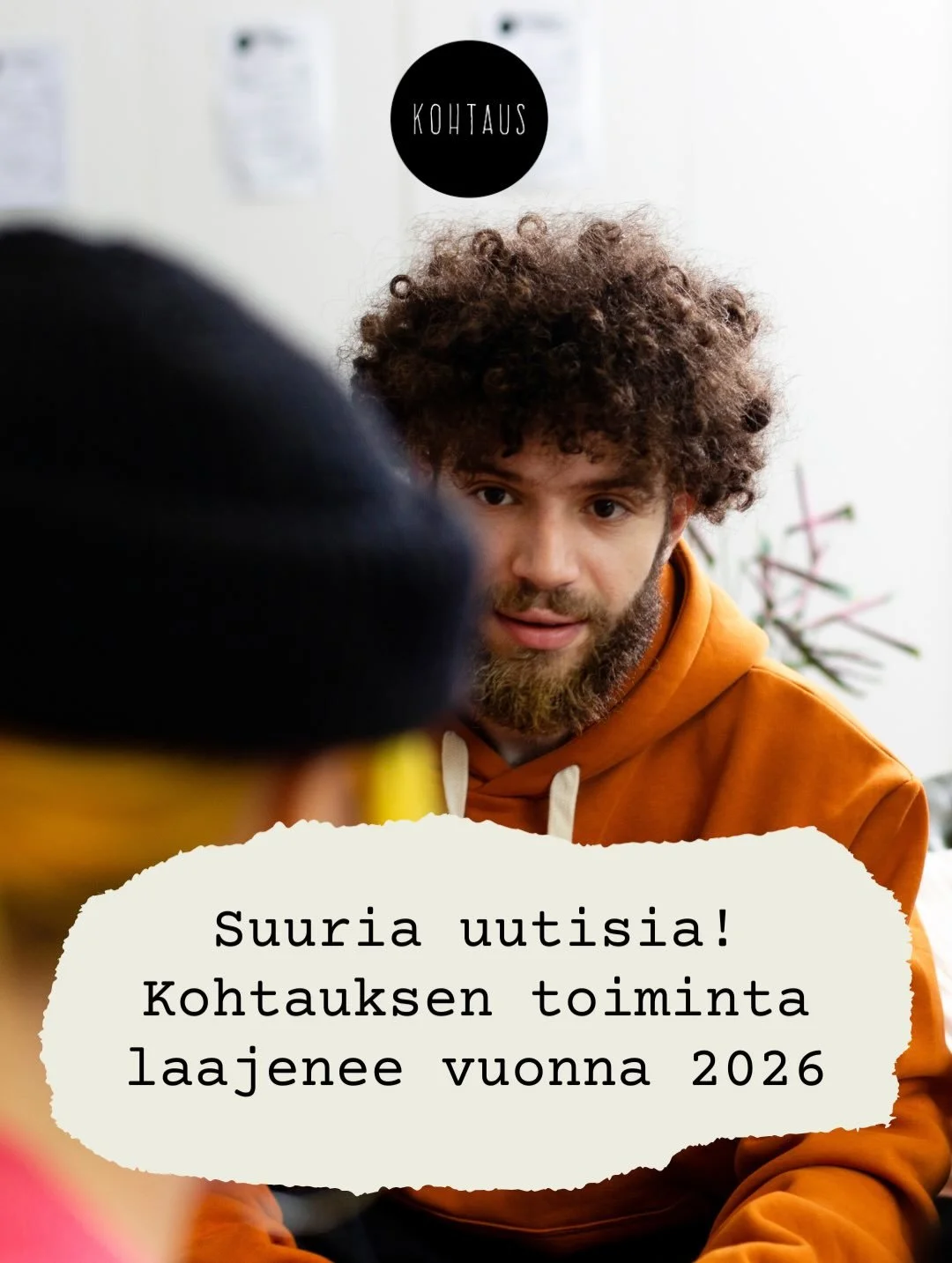 Suuria uutisia ⚡️⚡️⚡️ 

Kohtauksen toiminta laajenee! 

Ensi vuodesta alkaen Kohtaus py&ouml;ritt&auml;&auml; kaupunkiolohuonetoiminnan lis&auml;ksi my&ouml;s nuorille aikuisille suunnattua ryhm&auml;toimintaa. T&auml;m&auml; mahdollistuu, kun Leikki
