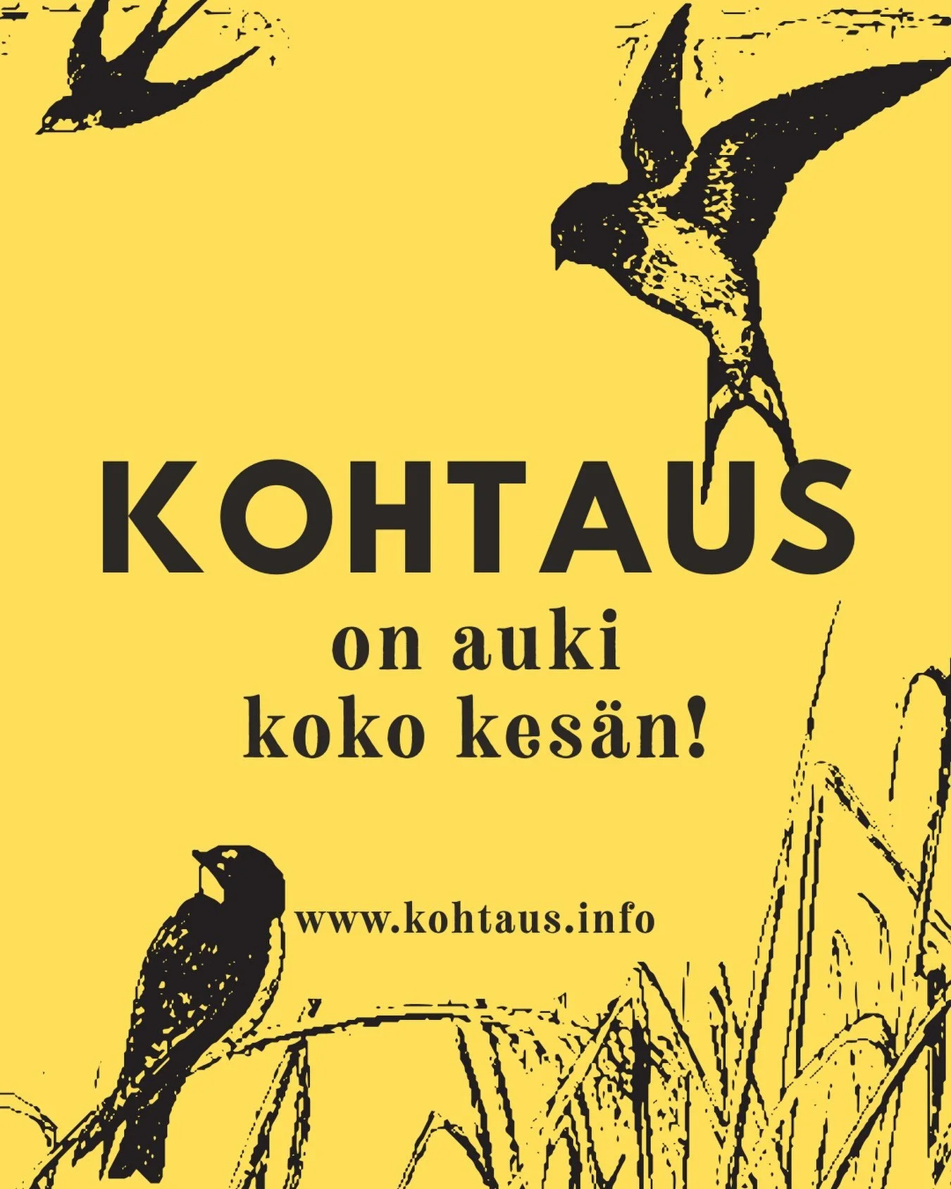 Tervetuloa Kohtauksen kaupunkiolohuoneiden kes&auml;&auml;n 2026 ⛱️🐝

Kes&auml;n ajan kummatkin kaupunkiolohuoneet tuottavat tapahtumia kahtena p&auml;iv&auml;n&auml; viikossa eli olkkarit on auki nelj&auml;n&auml; p&auml;iv&auml;n&auml; (ti, ke, to
