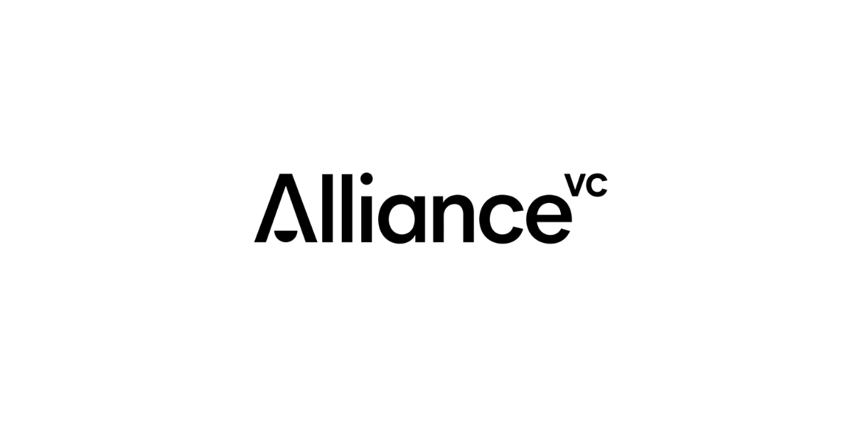 Black text on a white background reading 'Alliance VC' with a stylized letter 'A' in 'Alliance'.