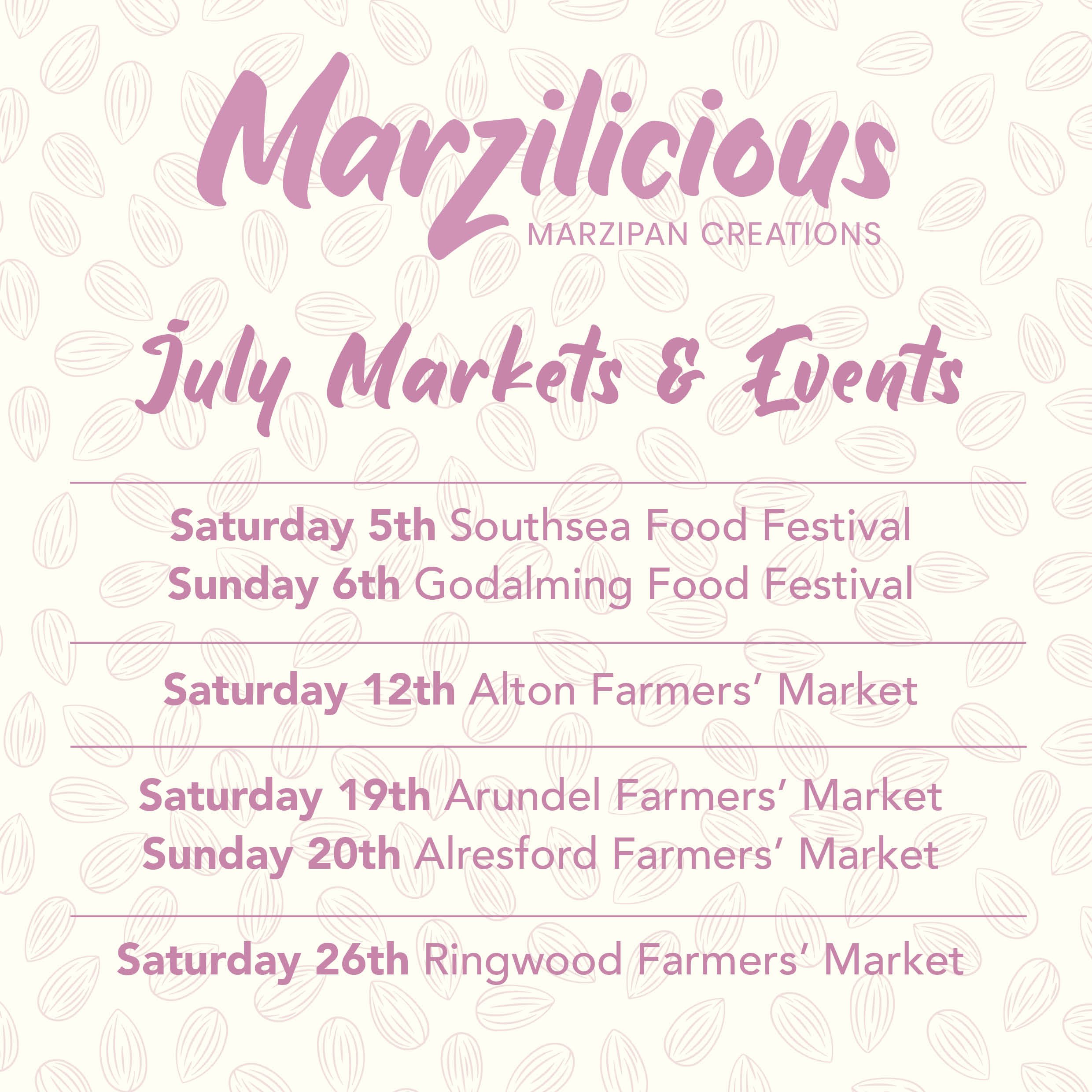 July Markets and events