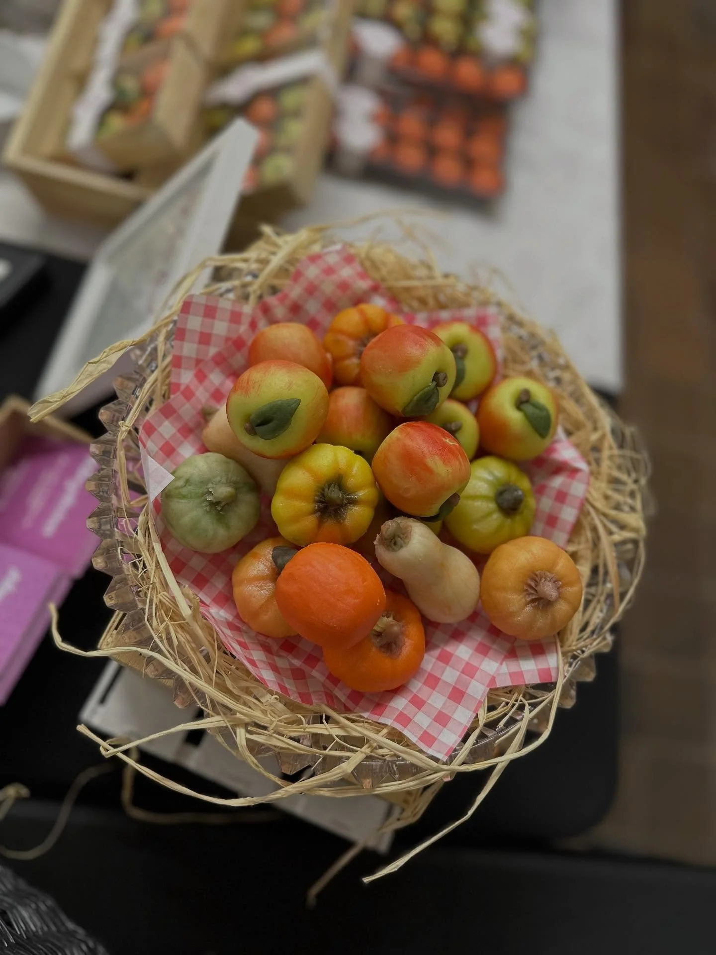 We are set up @blackmoorestate for the fabulously fruity Apple Day!
We are here till 4:30 selling our delicious marzipans in original, apple and orange flavours so do come and find us in the farmers market hut and say hello!!
#marzipan #appletastingd