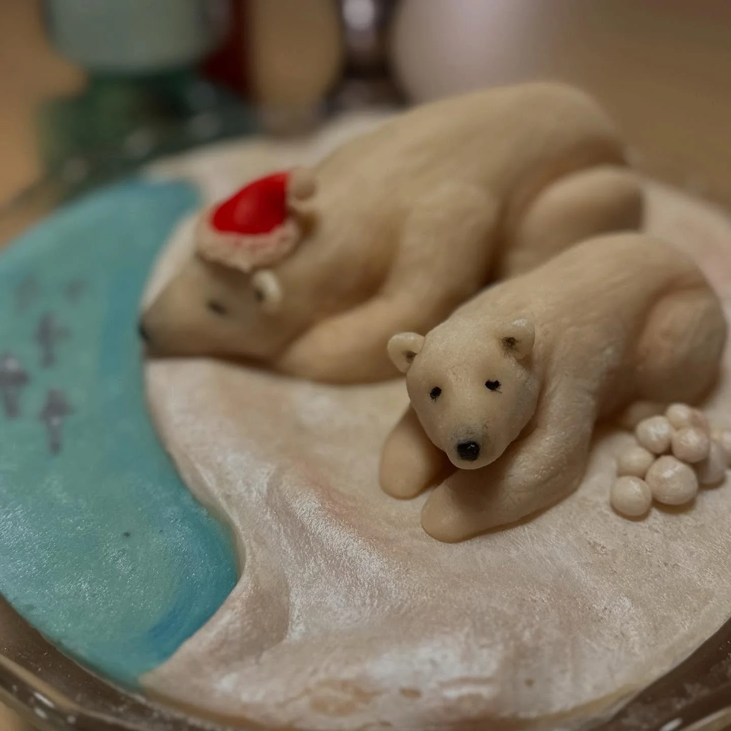 Our Marzilicious marzipan polar bears are now available to order line from marzilicious.co.uk. These delightful little fellas make the perfect cake topper or festive table decoration&hellip; and taste delicious too!
These are collection only I&rsquo;