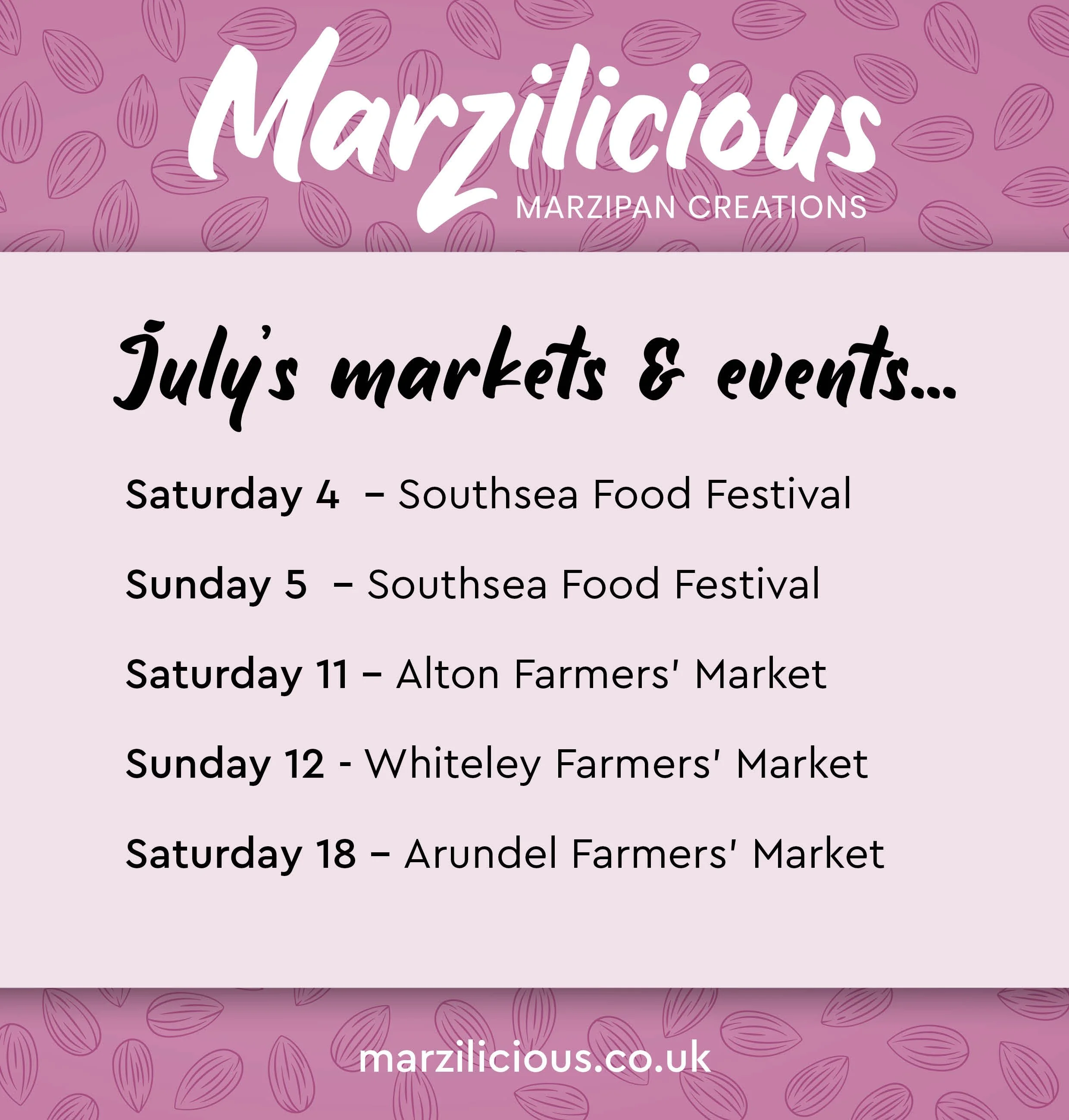 July 2026 markets &amp; Events