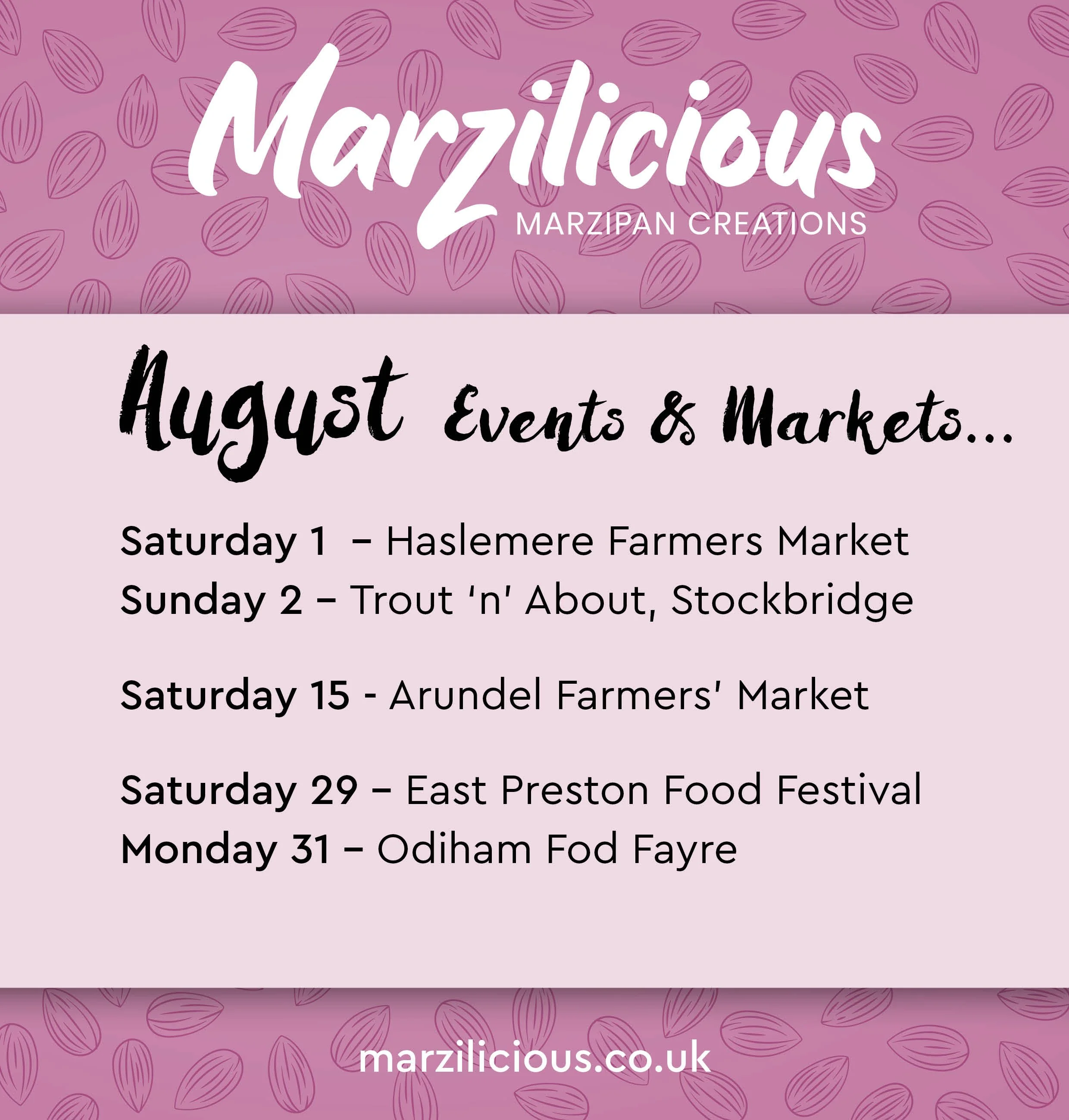 August 2026 markets &amp; Events