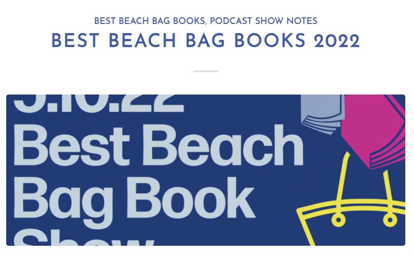 satellite sisters: “best beach bag books 2022”
