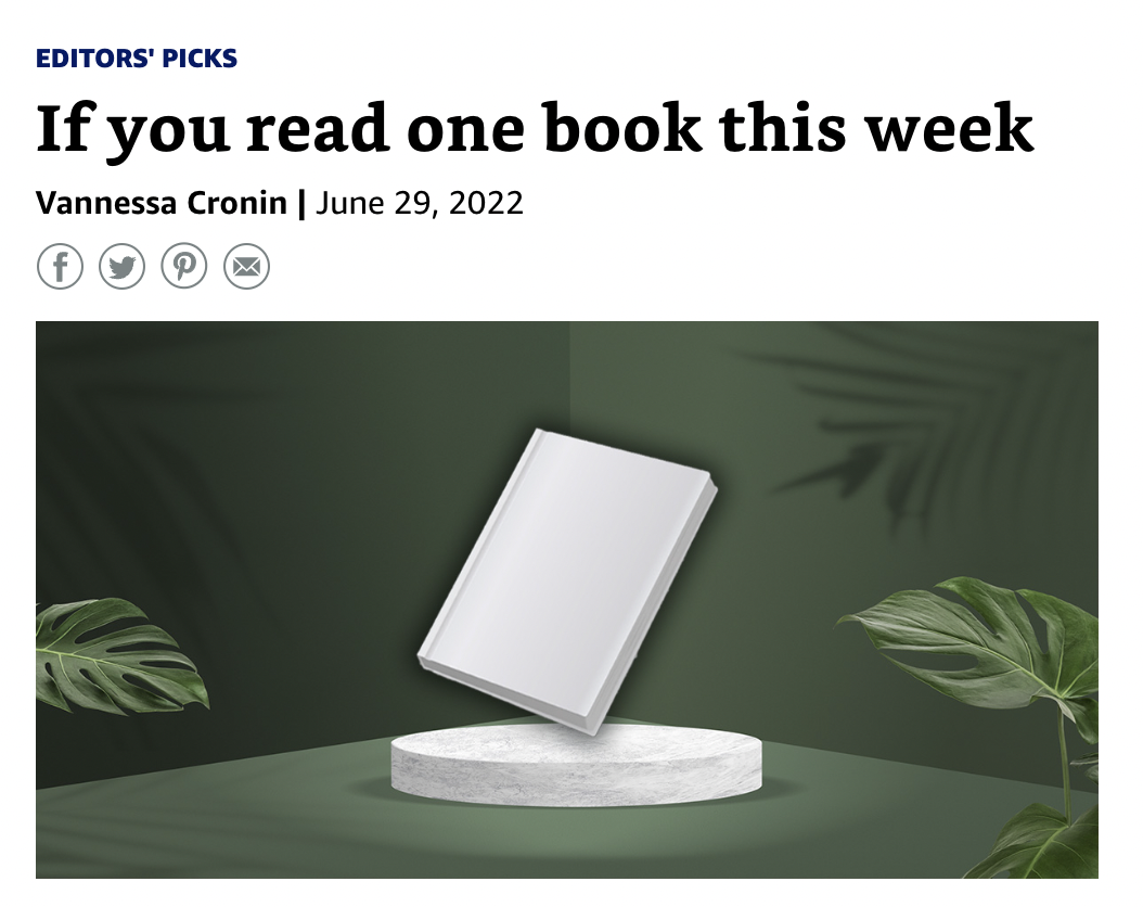 Amazon book Review: “If you read one book this week”