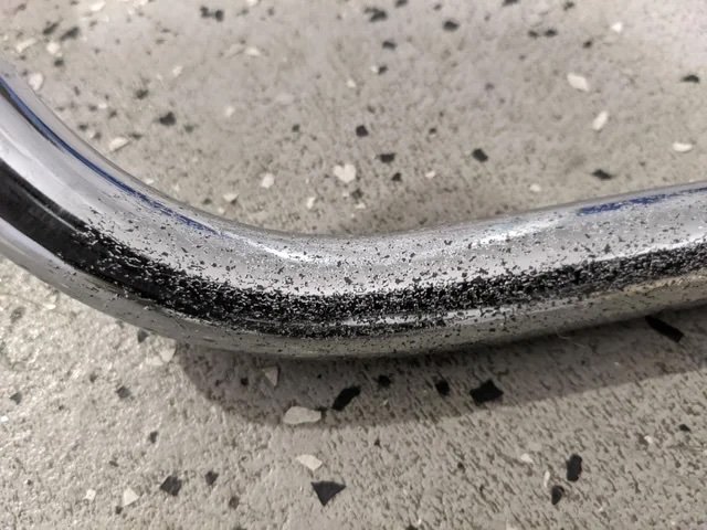 Rust on handlebars can been removed with elbow grease. Take some photos of your bars and upload them of you are unsure of how severe your rust problem might be.