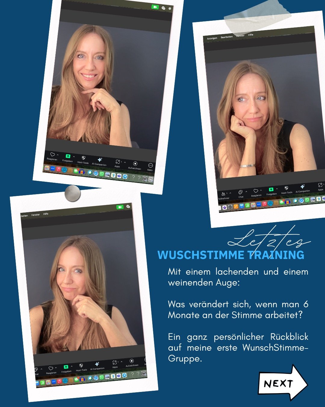 6 Monate.
Eine Gruppe.
So viele Stimmen, die sich ver&auml;ndert haben.

Mit einem lachenden und einem weinenden Auge blicke ich zur&uuml;ck auf meine erste WunschStimme Mentoring-Gruppe.
Was sich getan hat?
🎙️ Menschen, die sich trauen, zu sprechen