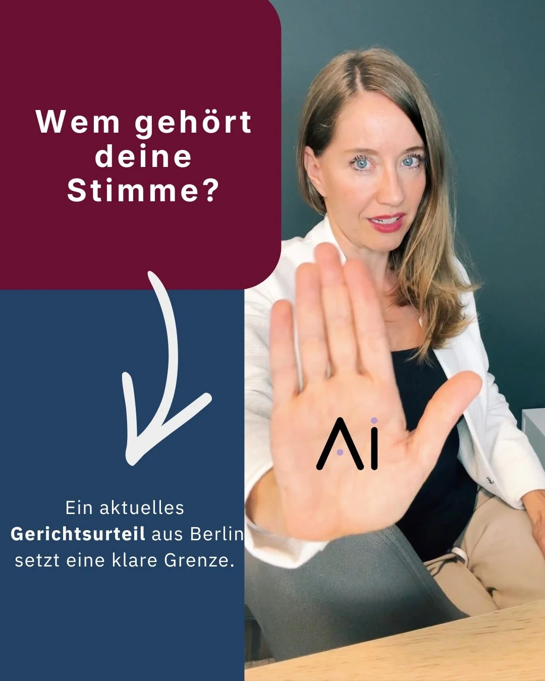 Gro&szlig;er Dank an Isabell Handl von @hi.kommunikation ,
die mir diesen Artikel geschickt hat.

Ich habe mich sehr dar&uuml;ber gefreut.
Das Thema ber&uuml;hrt einen Kern meiner Arbeit:
Stimme ist keine Technik.
Sie ist Identit&auml;t.

Und genau d