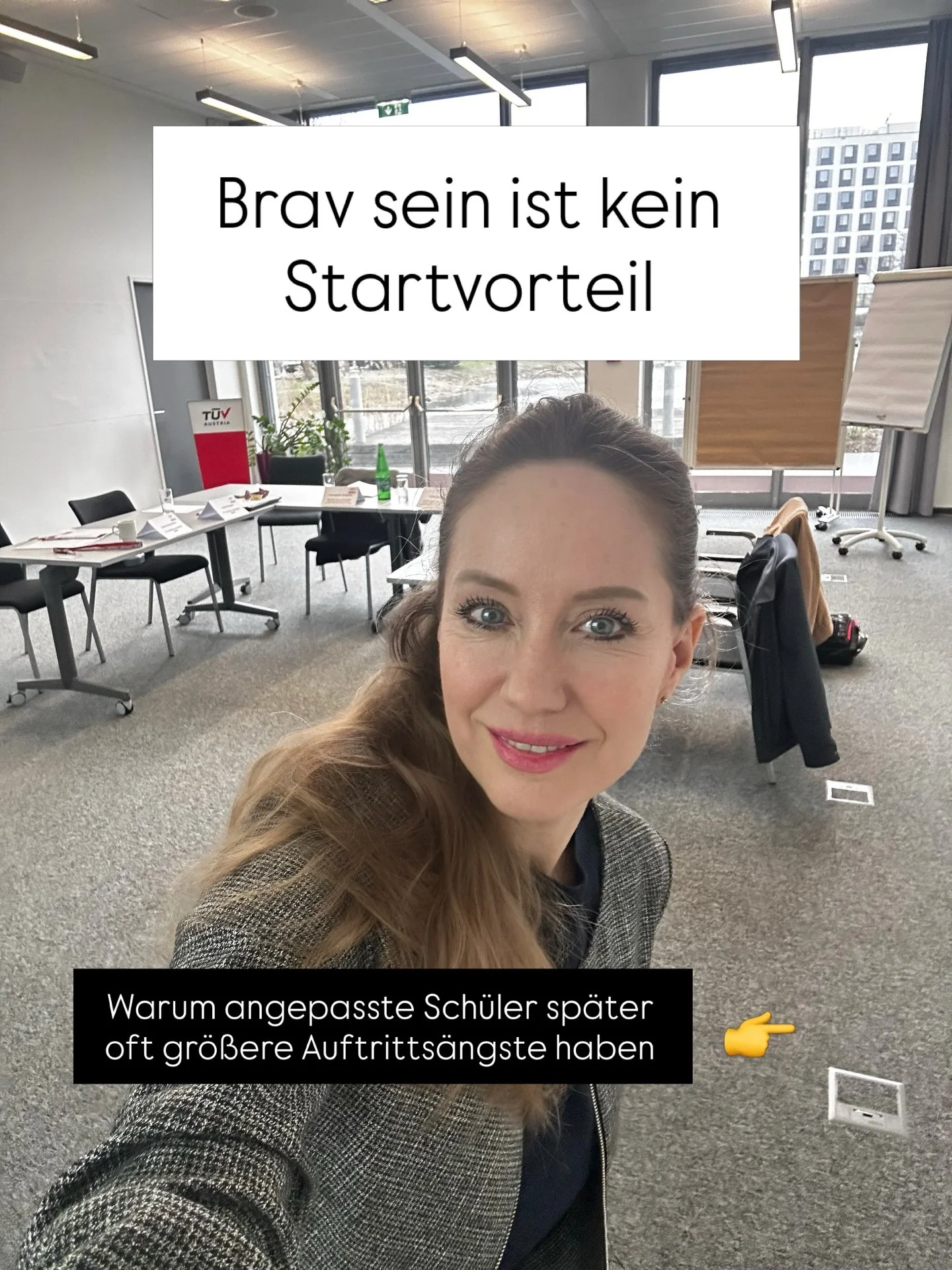 Viele glauben, Unsicherheit vor Pr&auml;sentationen oder auf der B&uuml;hne sei einfach eine pers&ouml;nliche Schw&auml;che. In meinen Trainings sehe ich jedoch oft ein anderes Muster.

Menschen, die in der Schule besonders brav, angepasst und unauff