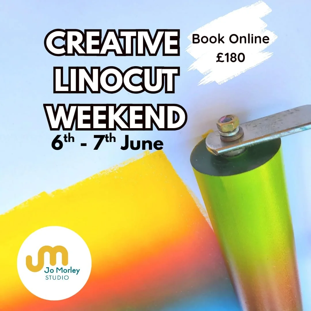 creative linocut weekend in southampton