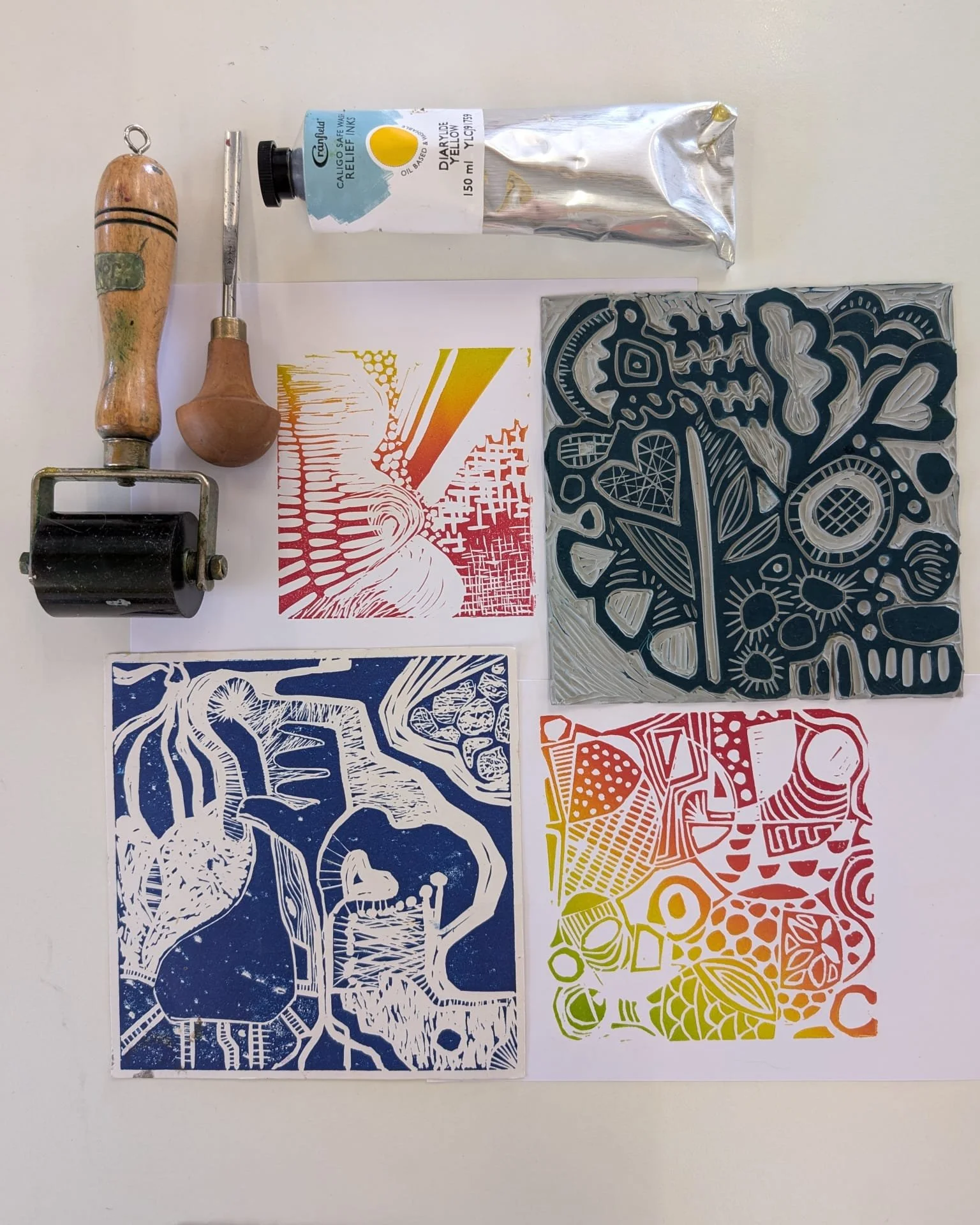 Learn linocut in Southampton
