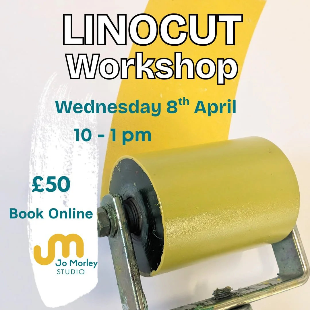 Lino Cut Workshop Wednesday 8th April, 10am–1pm