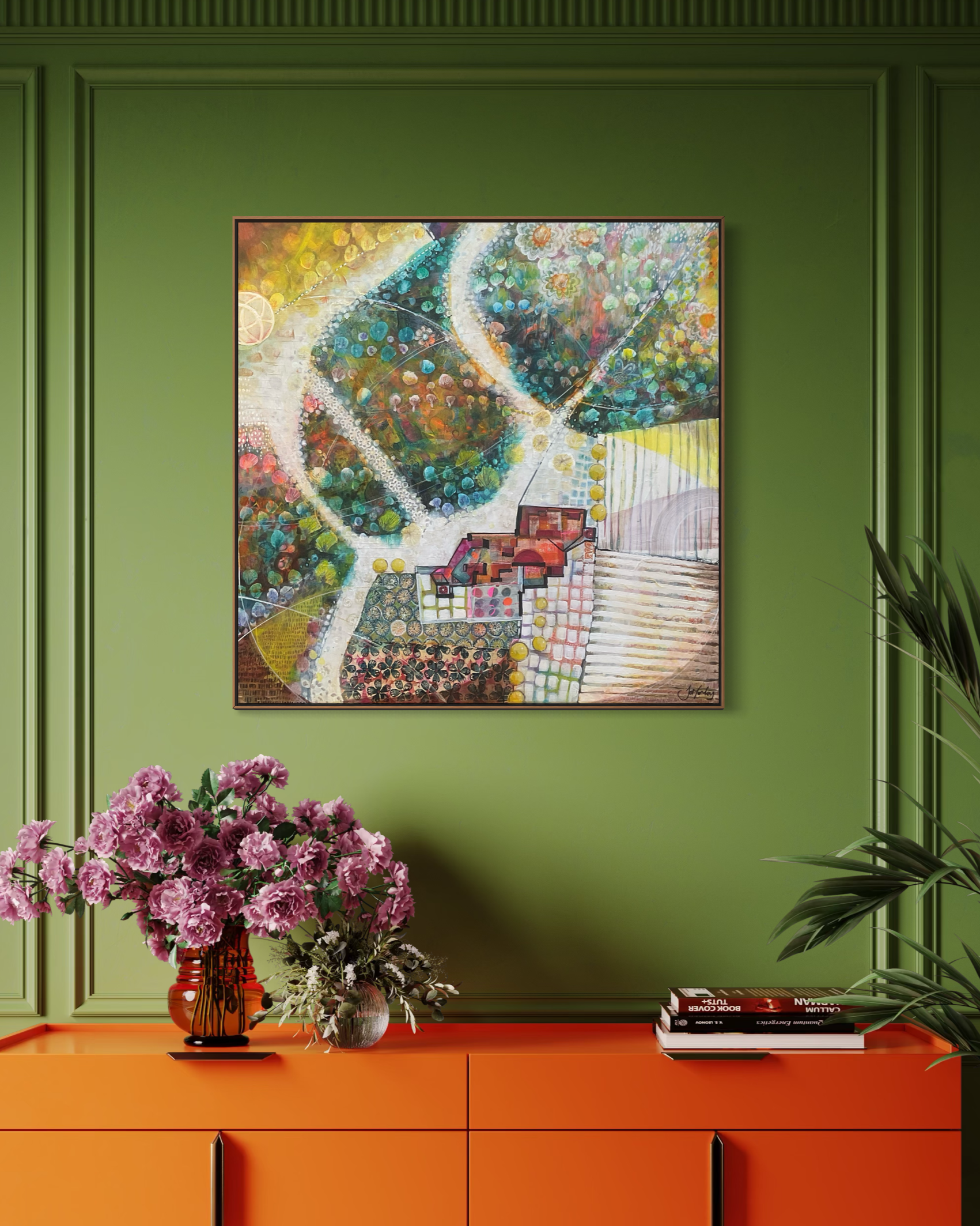 Commissioned art work by southampton based artist, Jo Morley