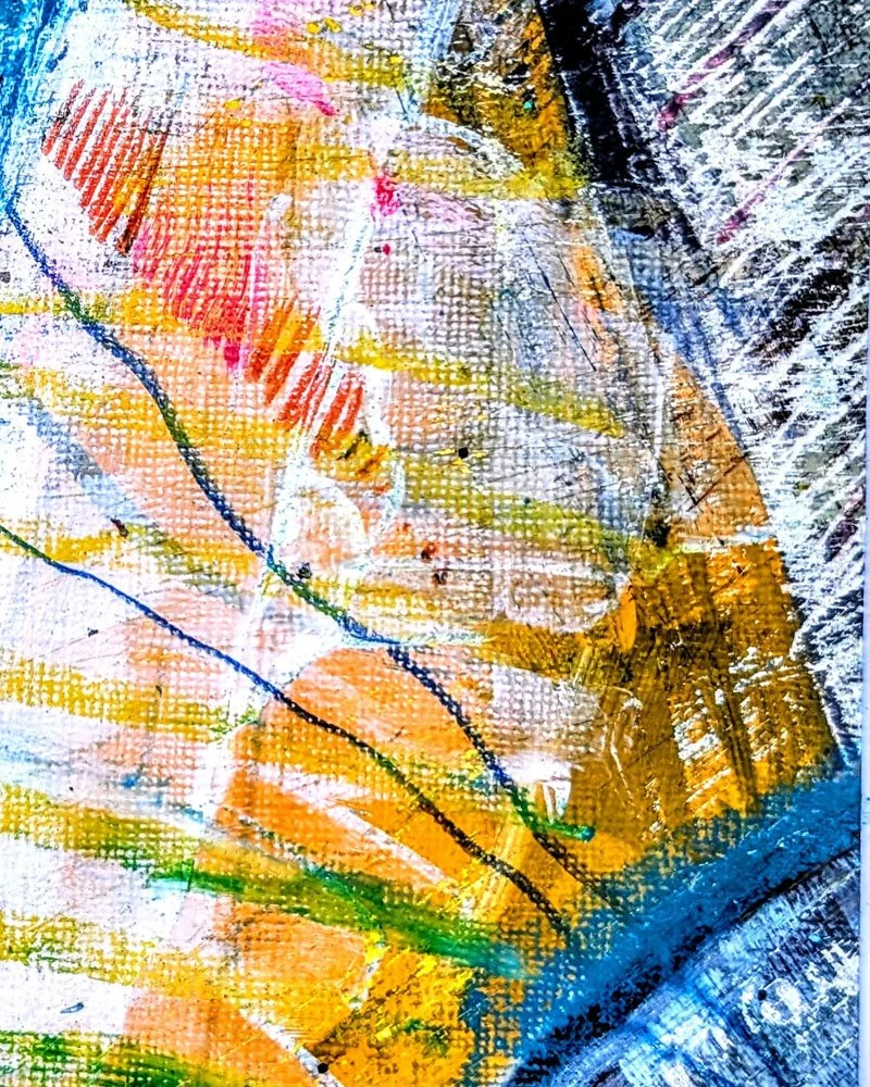 Abstract art class at Kemps Quay in Southampton