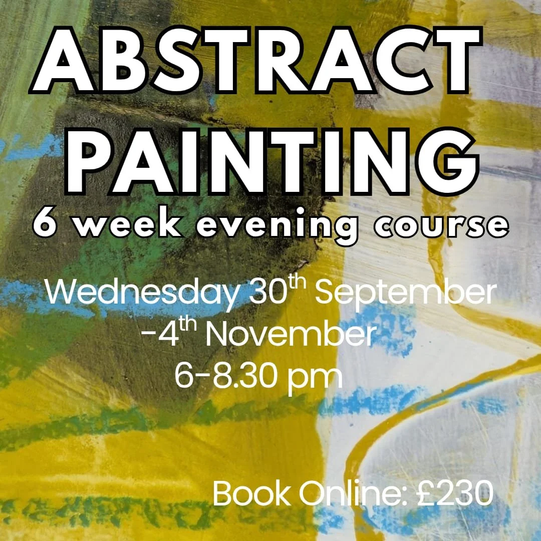 abstract painting workshop poster