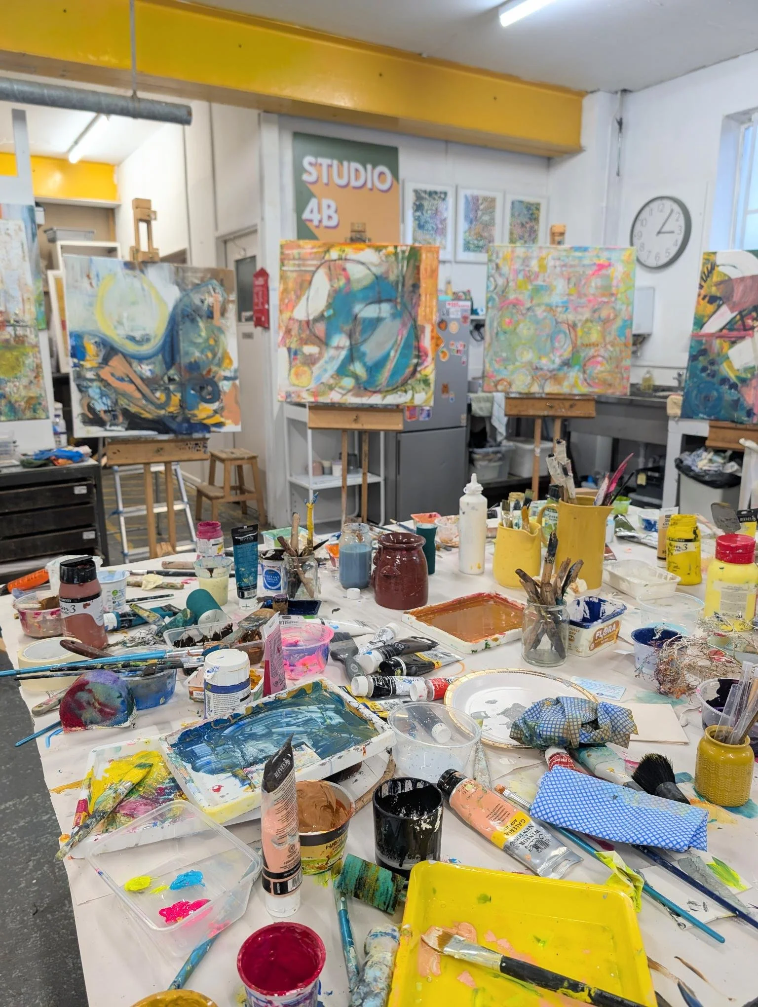 art lessons in progress