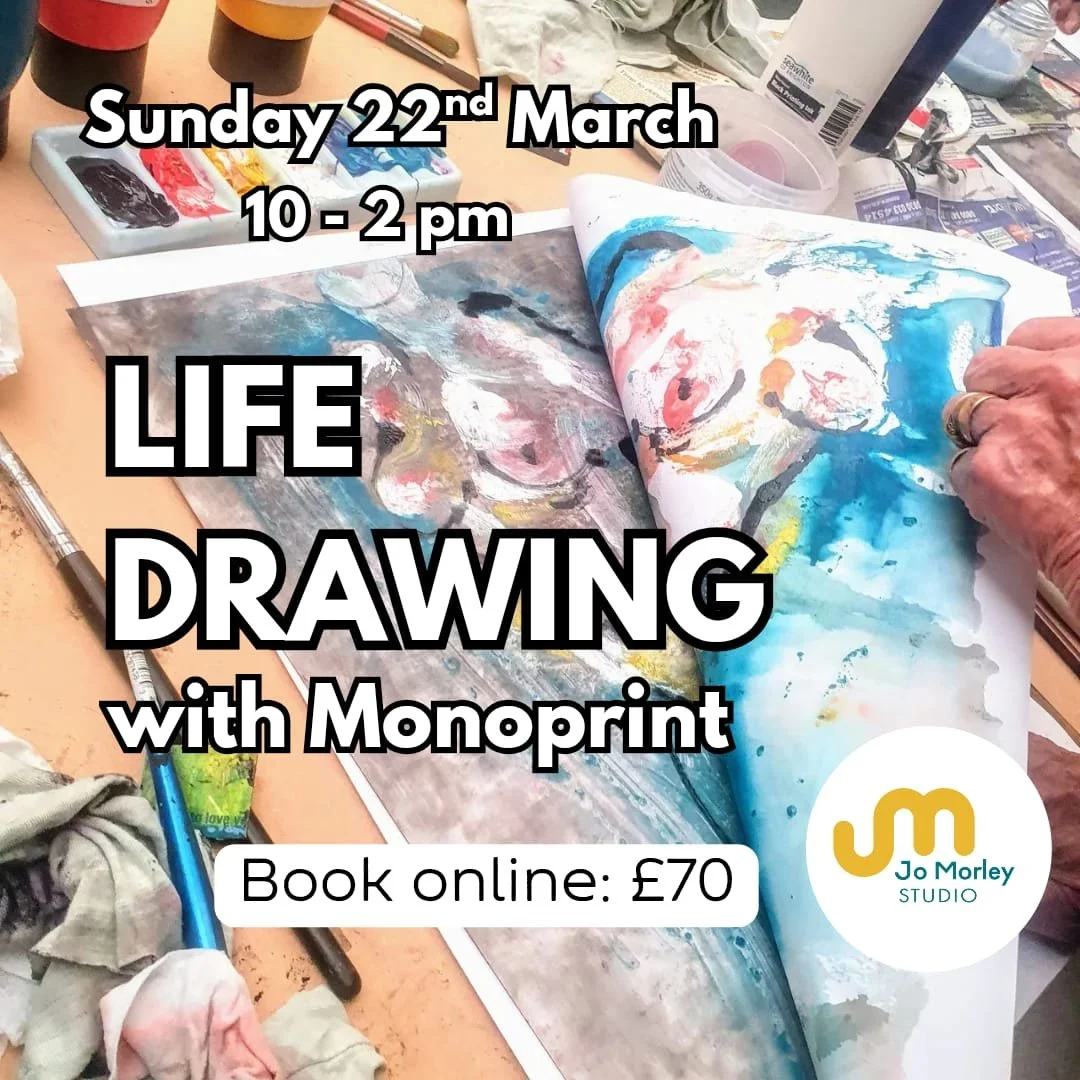 Sunday creative workshop - Life drawing with monoprint techniques