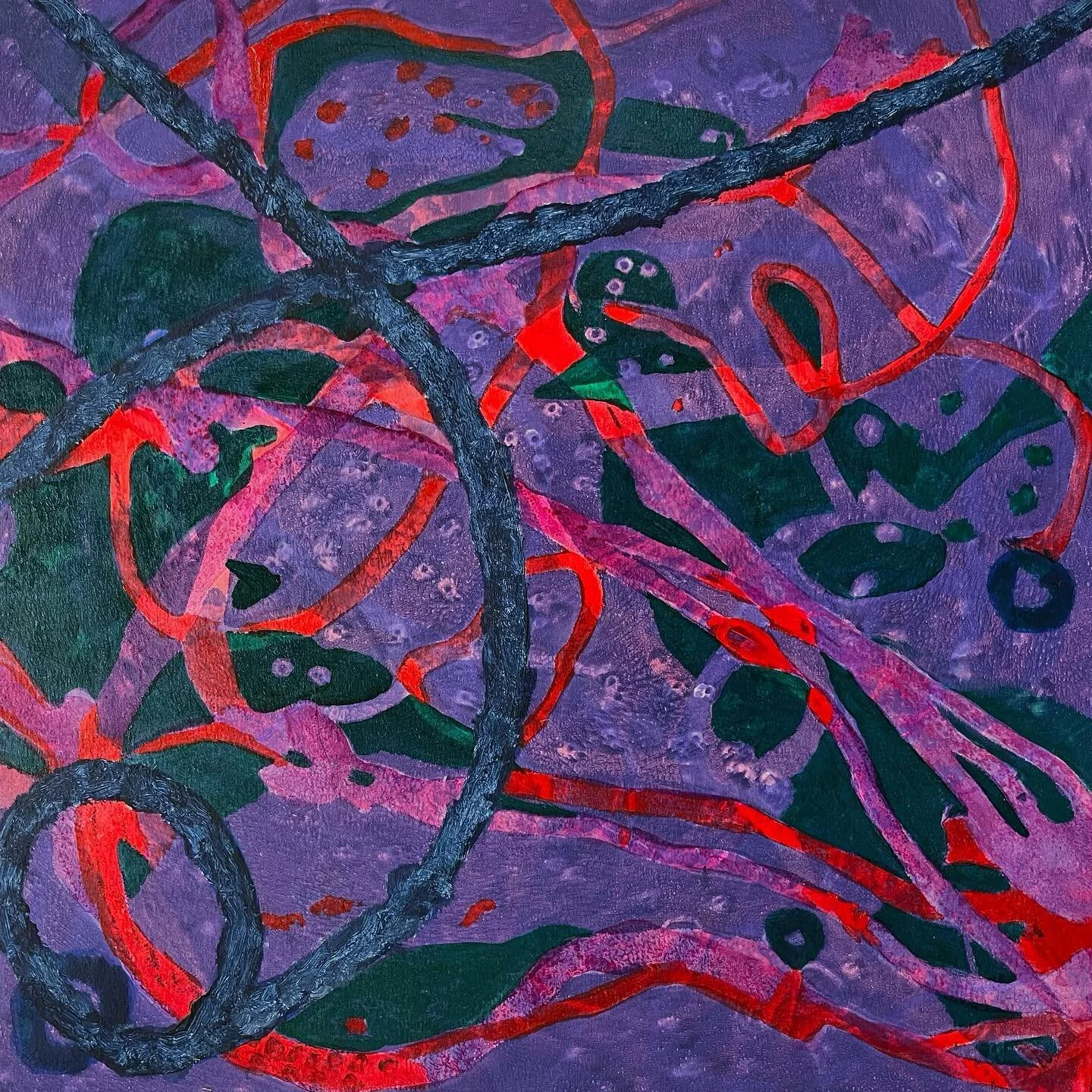 #acrylic #monotype #printing
#flashesofthelight #energy #beneaththesurface #growingseason