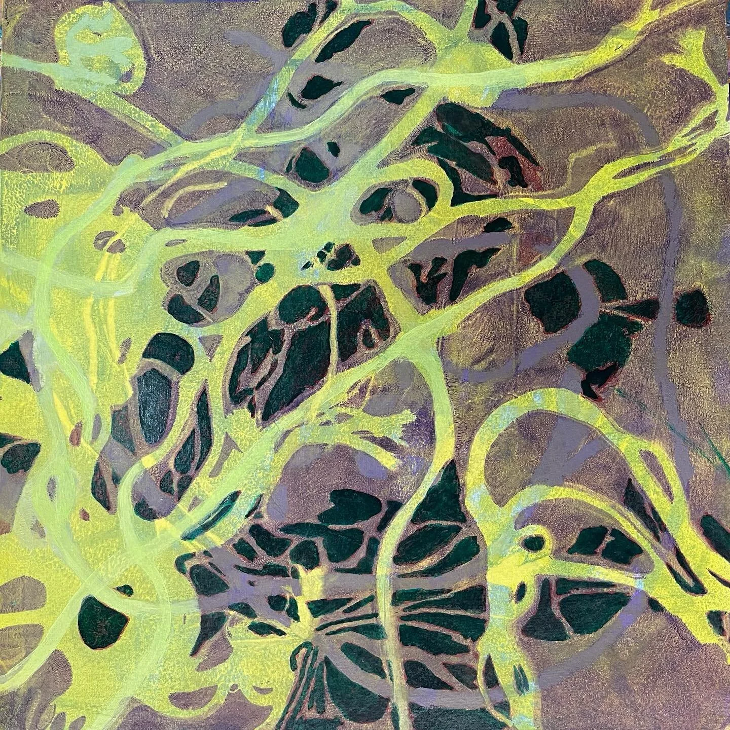 #acrylic #monotype #printing
#ongrowthandform #goingwiththeflow #lineandform