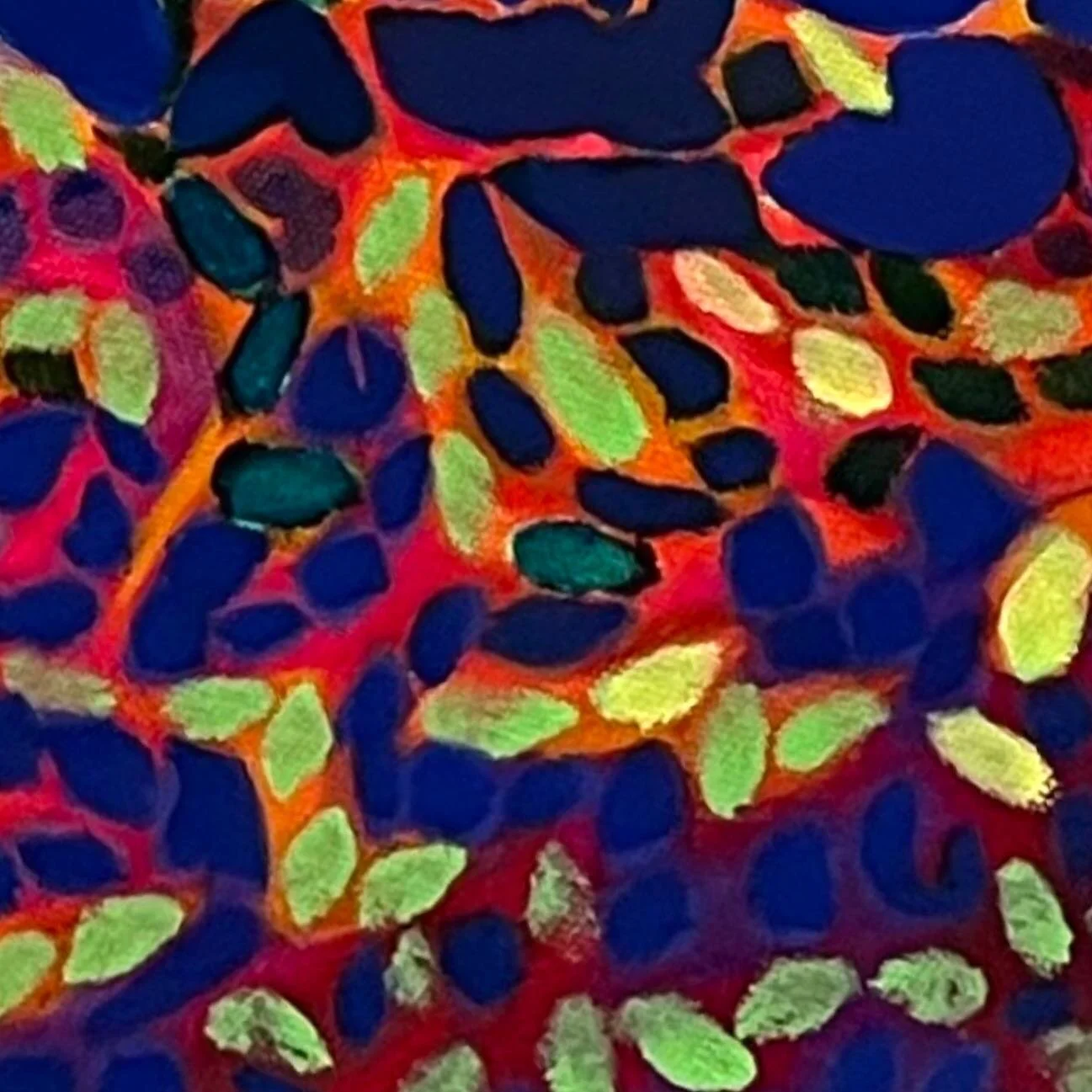 #abstract #acrylic #painting #deep #vibrant #alive #livingearth