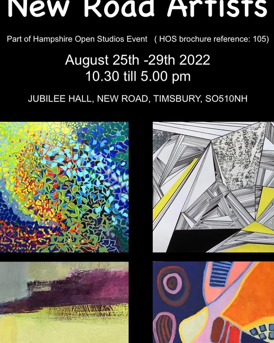 Last Two days of Open Studio
@newroadartists Timsbury Hampshire.