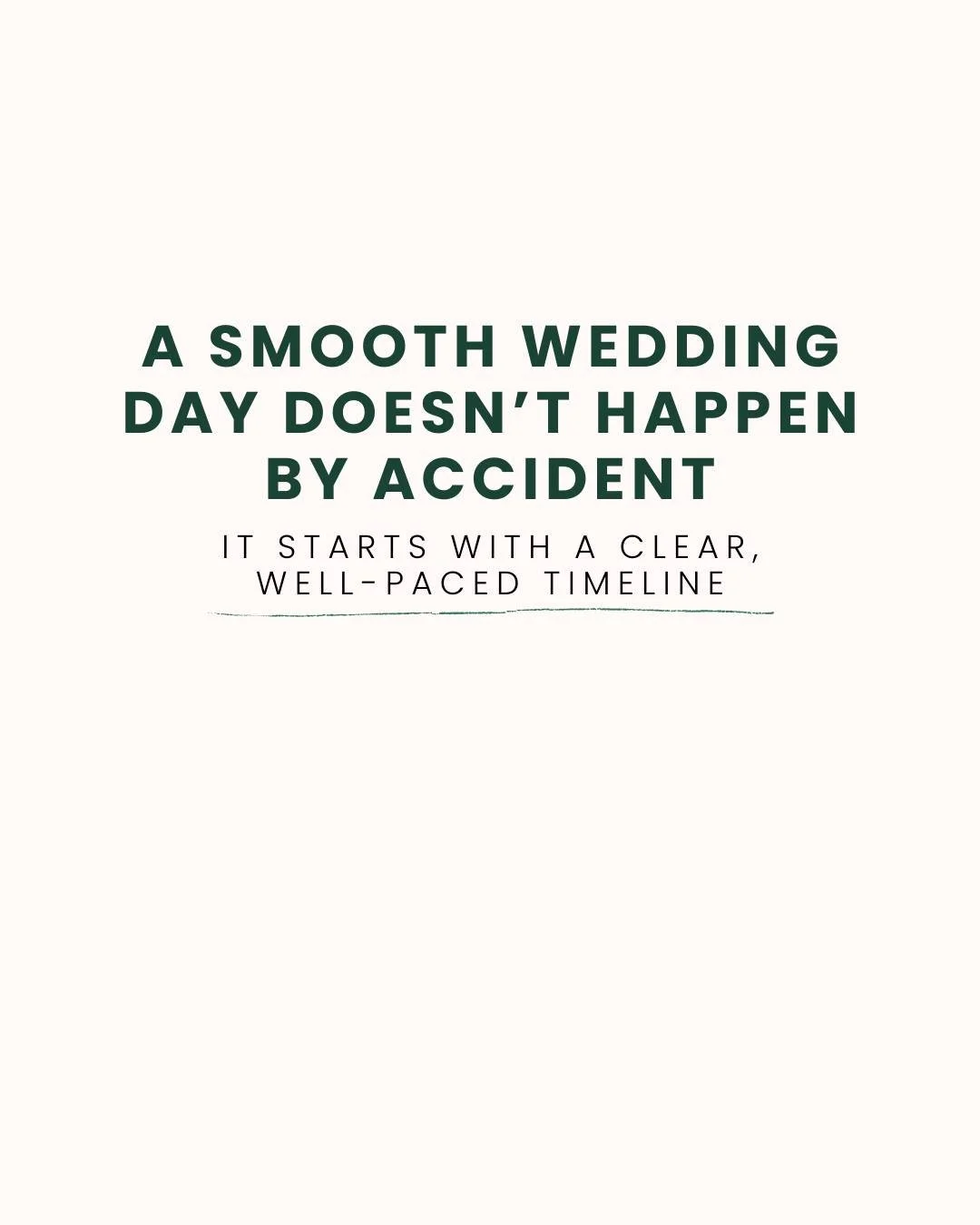 A calm wedding day starts with a realistic timeline.

After supporting hundreds of weddings, we&rsquo;ve seen how small timing tweaks can completely change how a day feels.

We&rsquo;ve created a free Wedding Day Timeline Planner to help couples map 