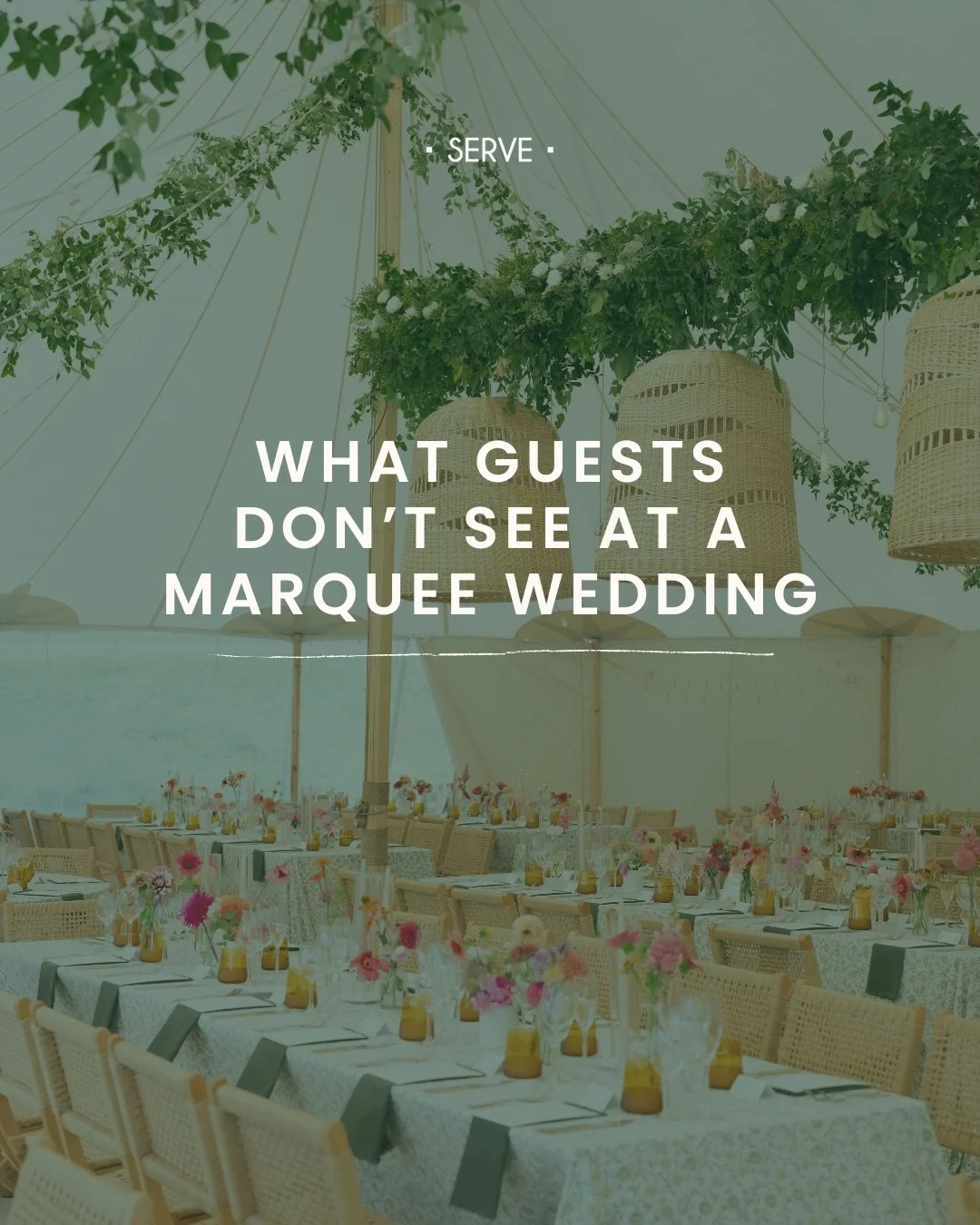 Marquee weddings might feel relaxed and effortless on the day, but behind the scenes there&rsquo;s a huge amount of planning, coordination and teamwork making that happen ✨

Having the right team in place takes away so much stress for couples, knowin