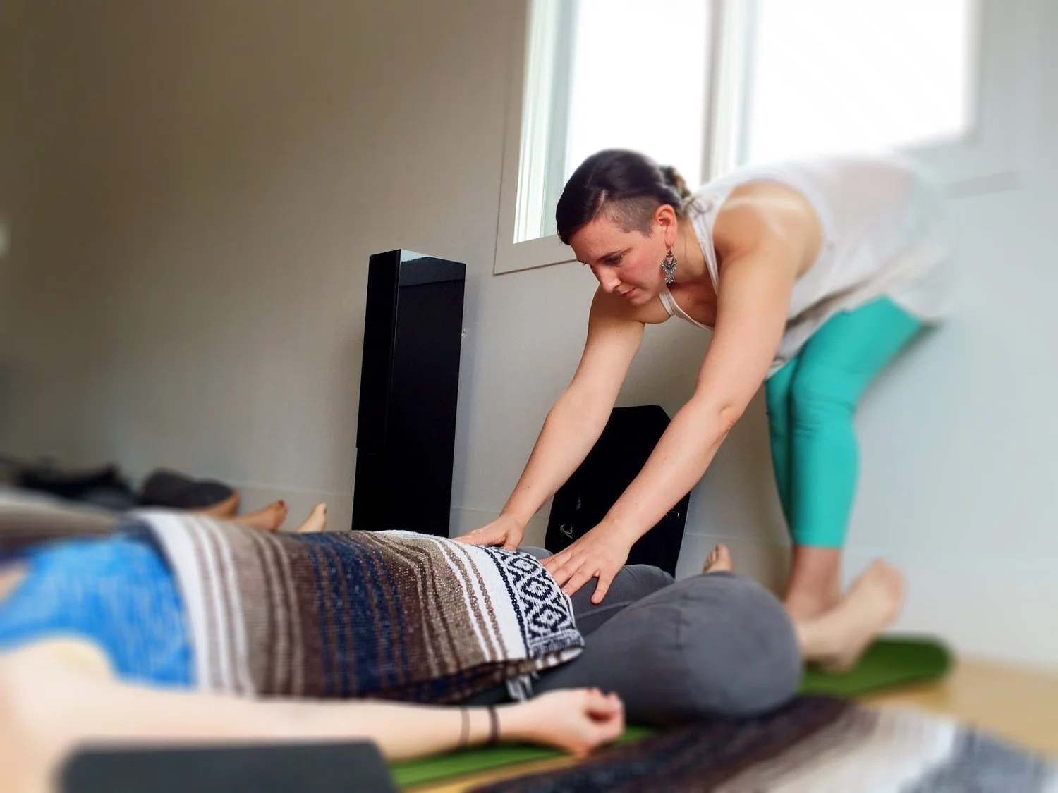 Alex Bauermeister, Boston Yoga Teacher, Restorative Assist